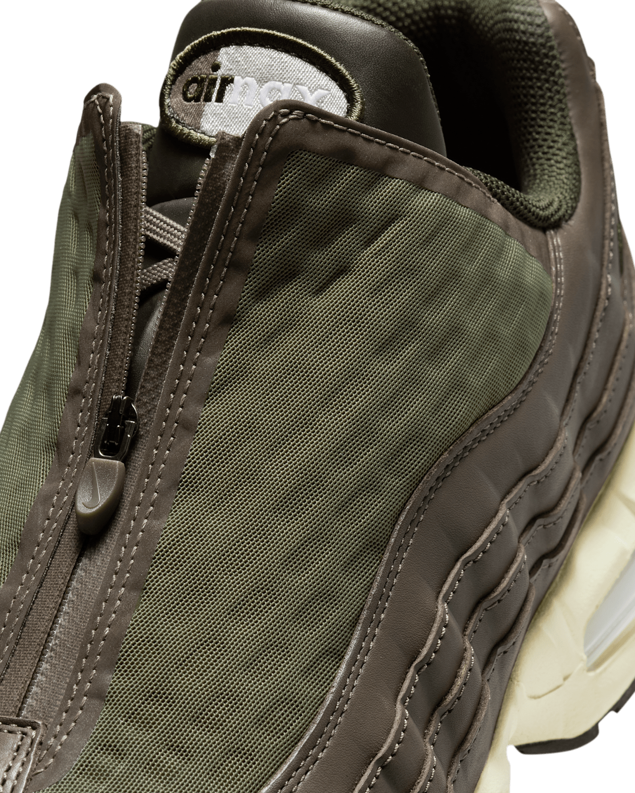 Fecha de lanzamiento de los Air Max 95 Big Bubble Zipper "Medium Olive and Alabaster" (IQ3466-200)