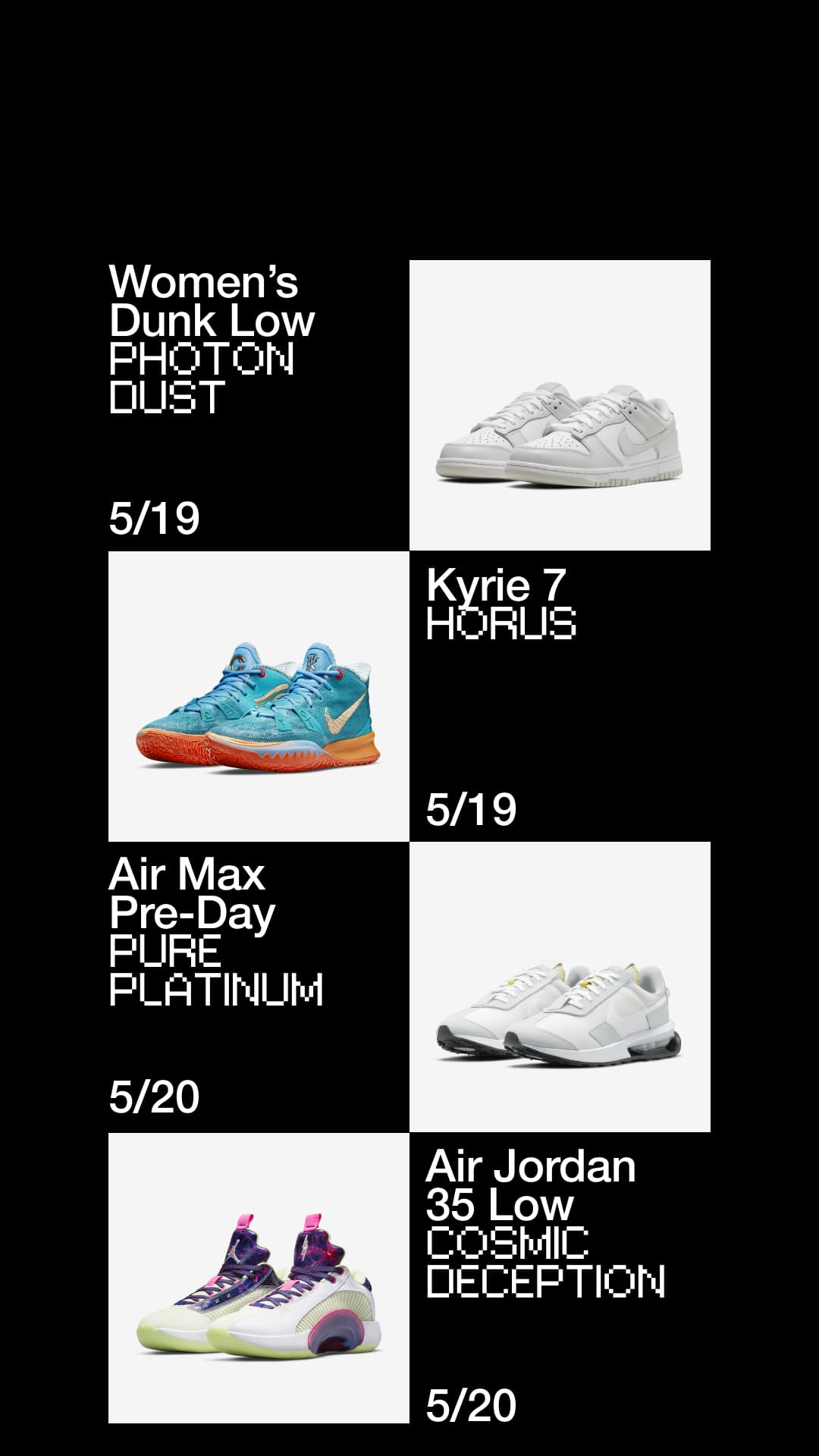 This Week In SNKRS:  05.16 - 05.22