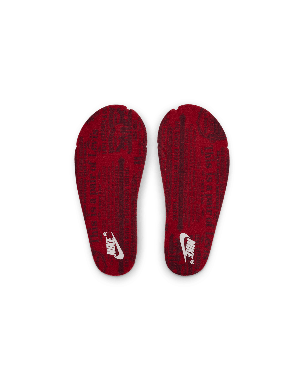 Toddler Jordan 3 x Levi's® 'Indigo and Gym Red' (IQ8059-400)