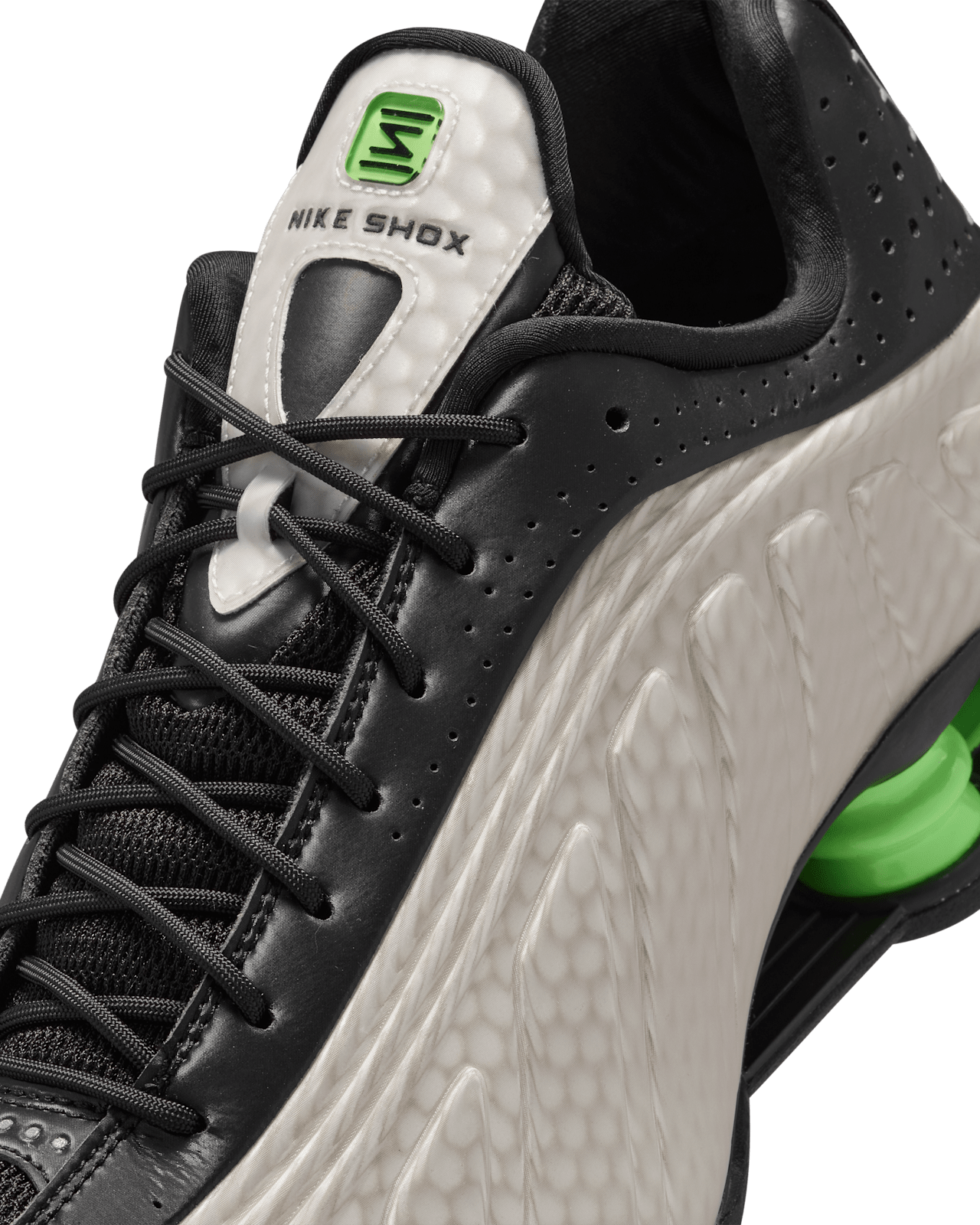 Fecha de lanzamiento de los Shox R4 SP "Black and Lime Glow" (IR1946-001)