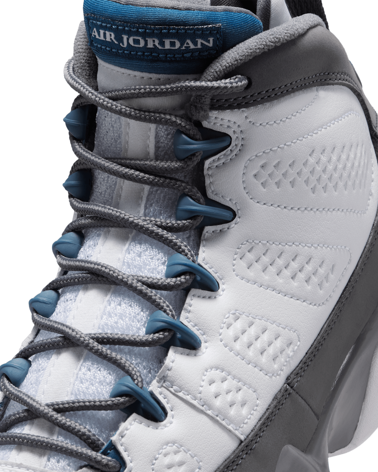 Big Kids' Air Jordan 9 'Flint Grey and French Blue' (HV4574-100)