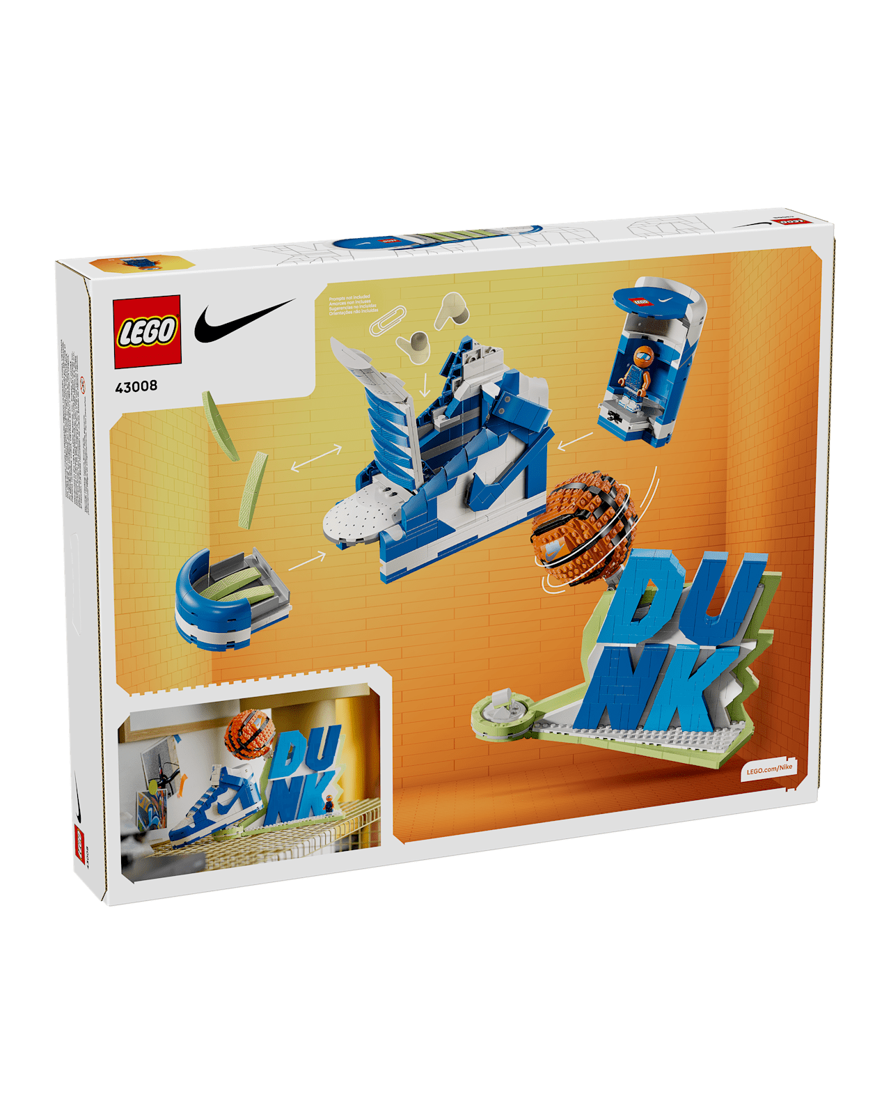 Nike Dunk x LEGO® Set 'Sneaker-Building Kit with Exclusive Minifigure' (LE1000-471) release date