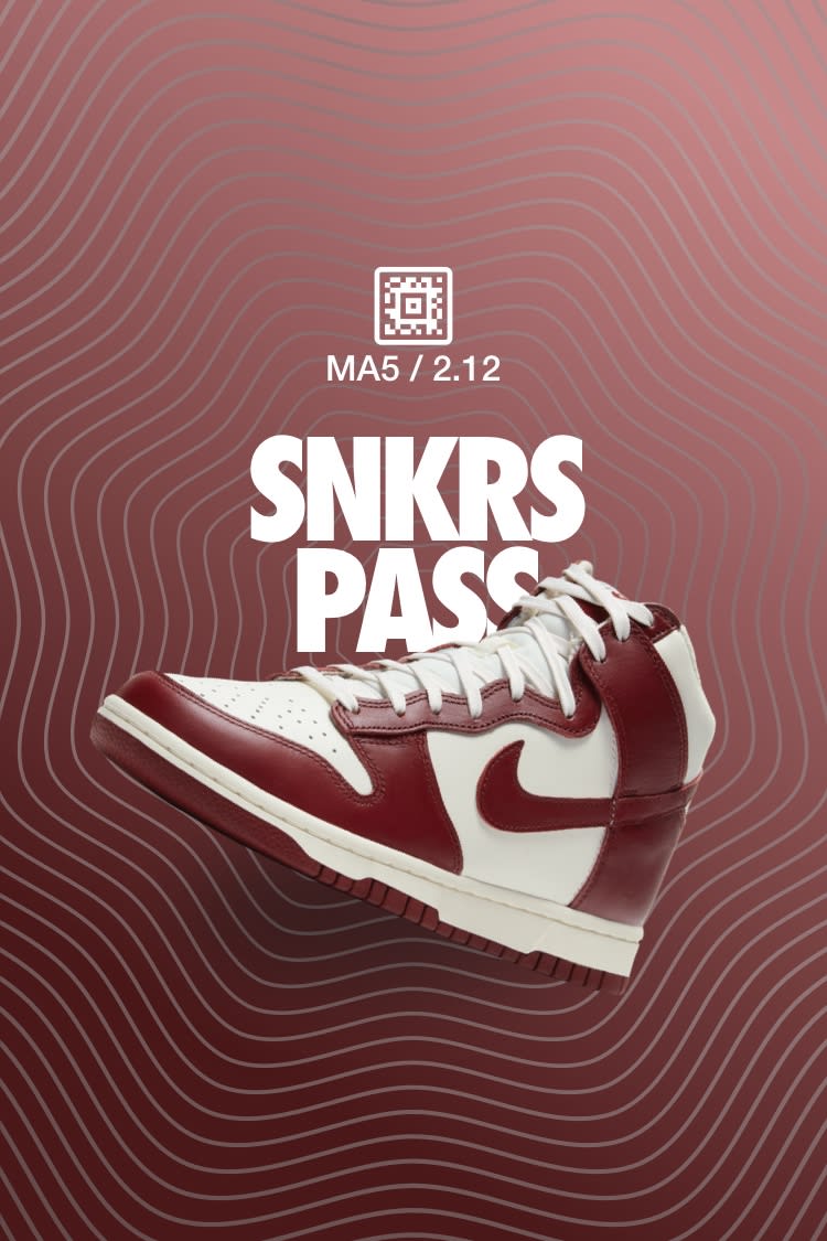 【NIKE公式】SNKRS PASS ダンク High 'Team Red' (Dun High DD1869-101)