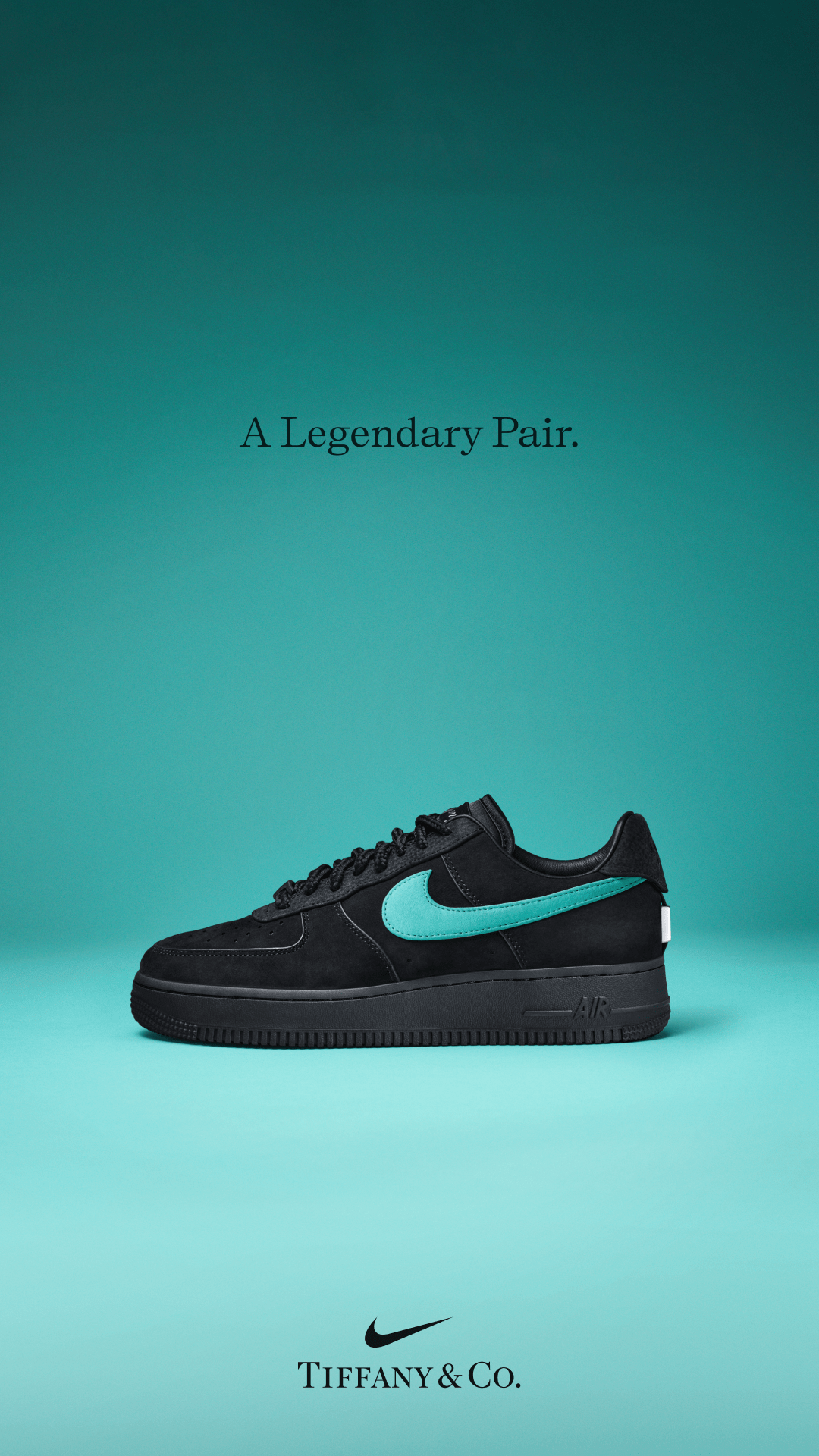 SNKRS Special Air Force 1 x Tiffany Co. Nike SNKRS