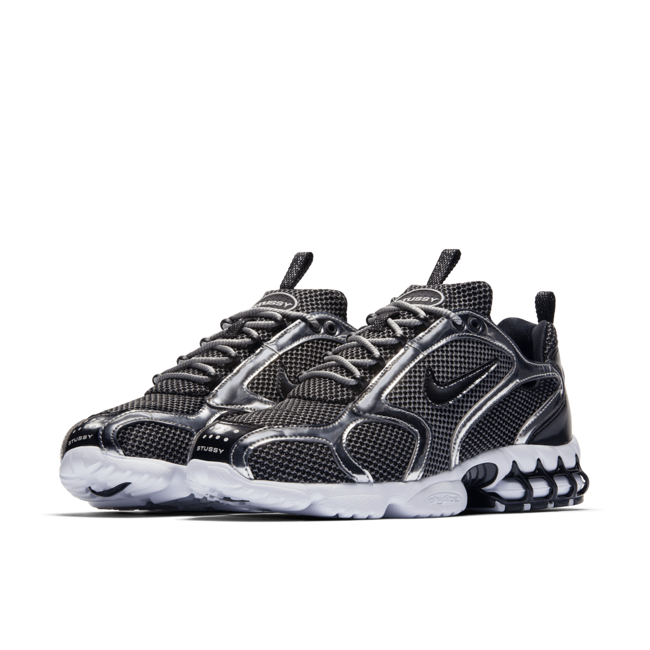 Nike x Stüssy Air Zoom Spiridon Cage 2 'Pure Platinum' Release Date