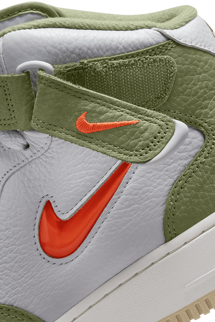 Air Force 1 Mid 'Olive Green and Total Orange' (DQ3505-100) Release Date