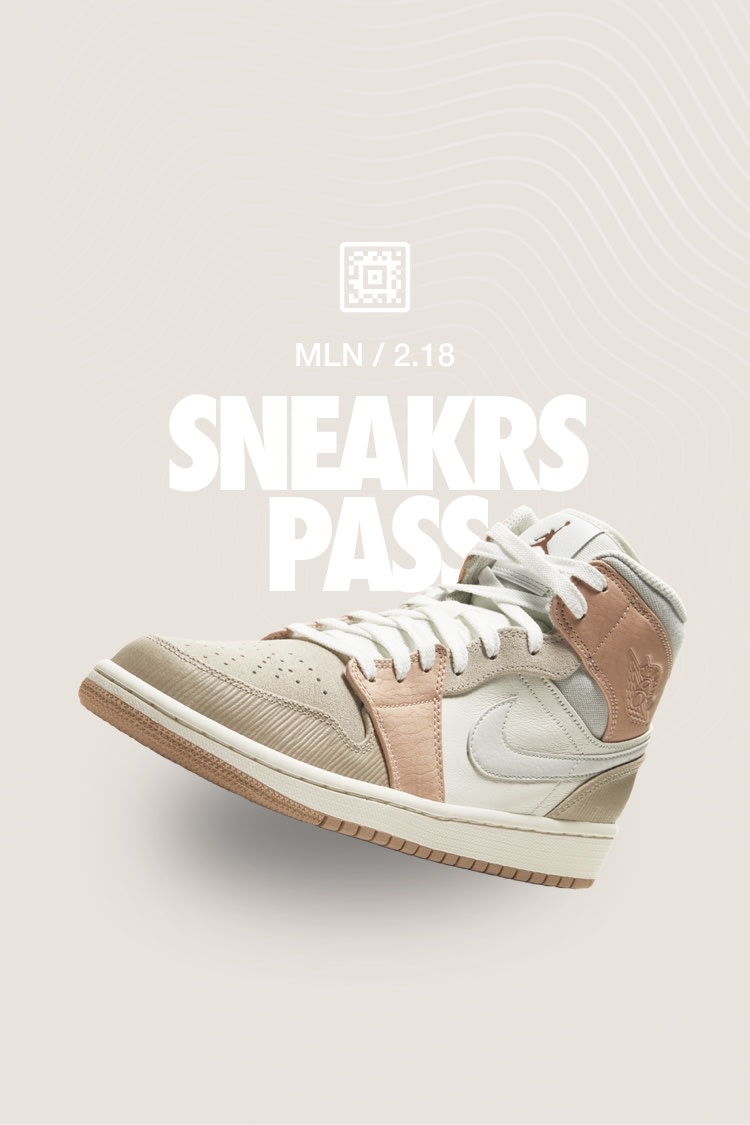 Air Jordan I Mid "Milan" SNEAKRS Pass Milan