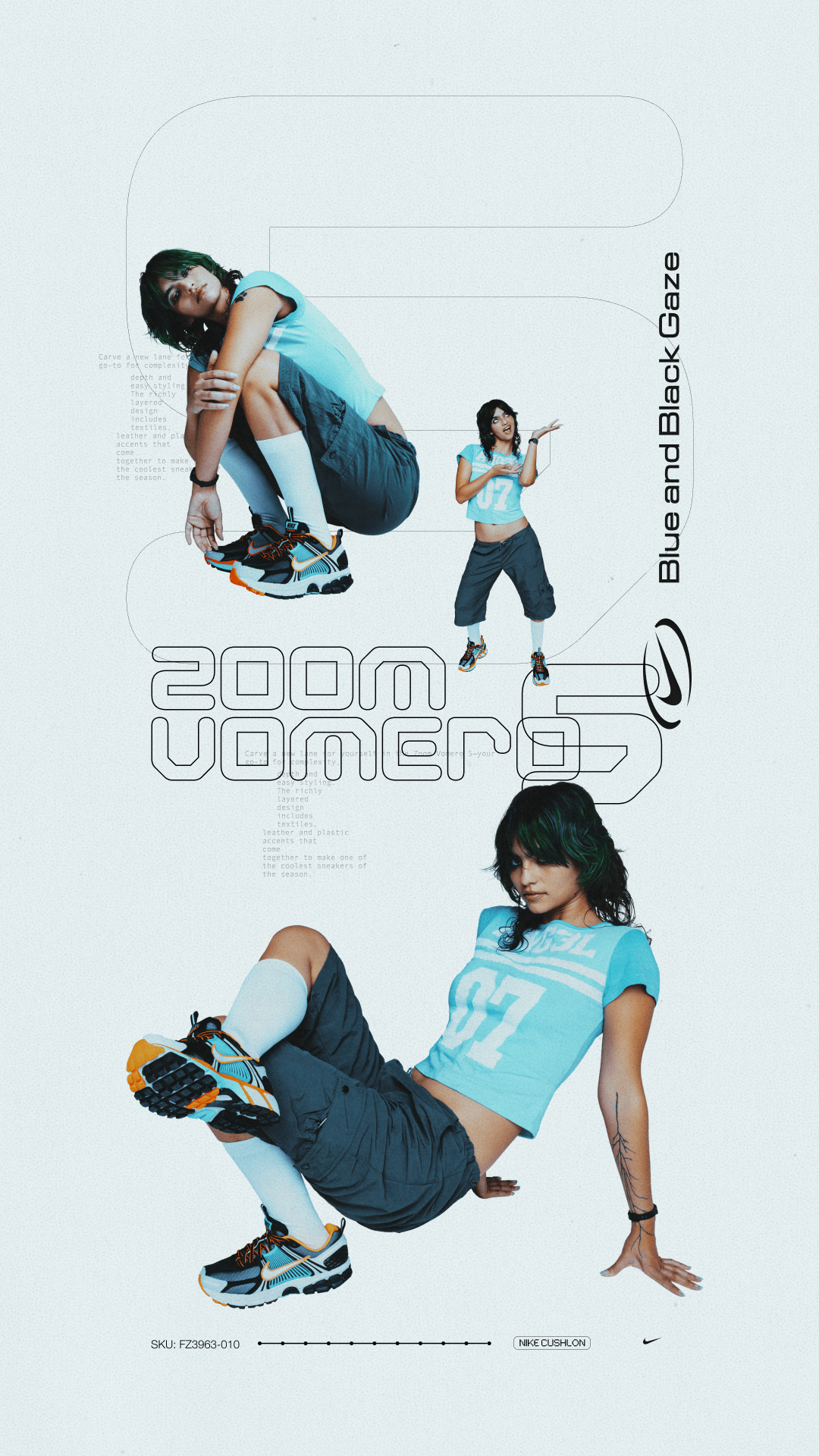 Classic Catalogs: Zoom Vomero 'Black & Blue Glaze'