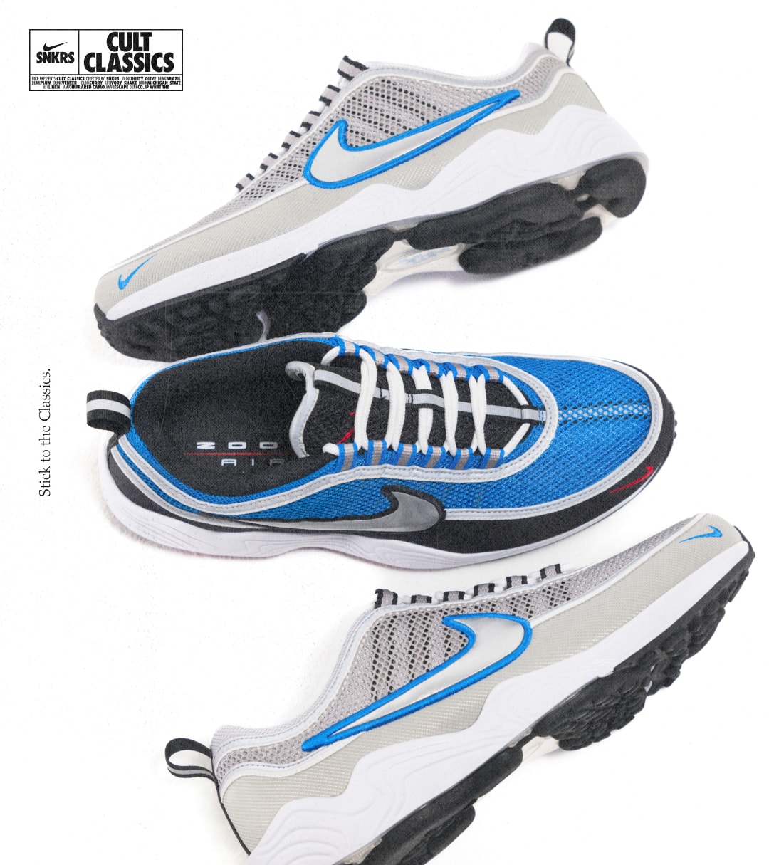 Nike Zoom Spiridon: confeccionados para moverse, confeccionados para durar.