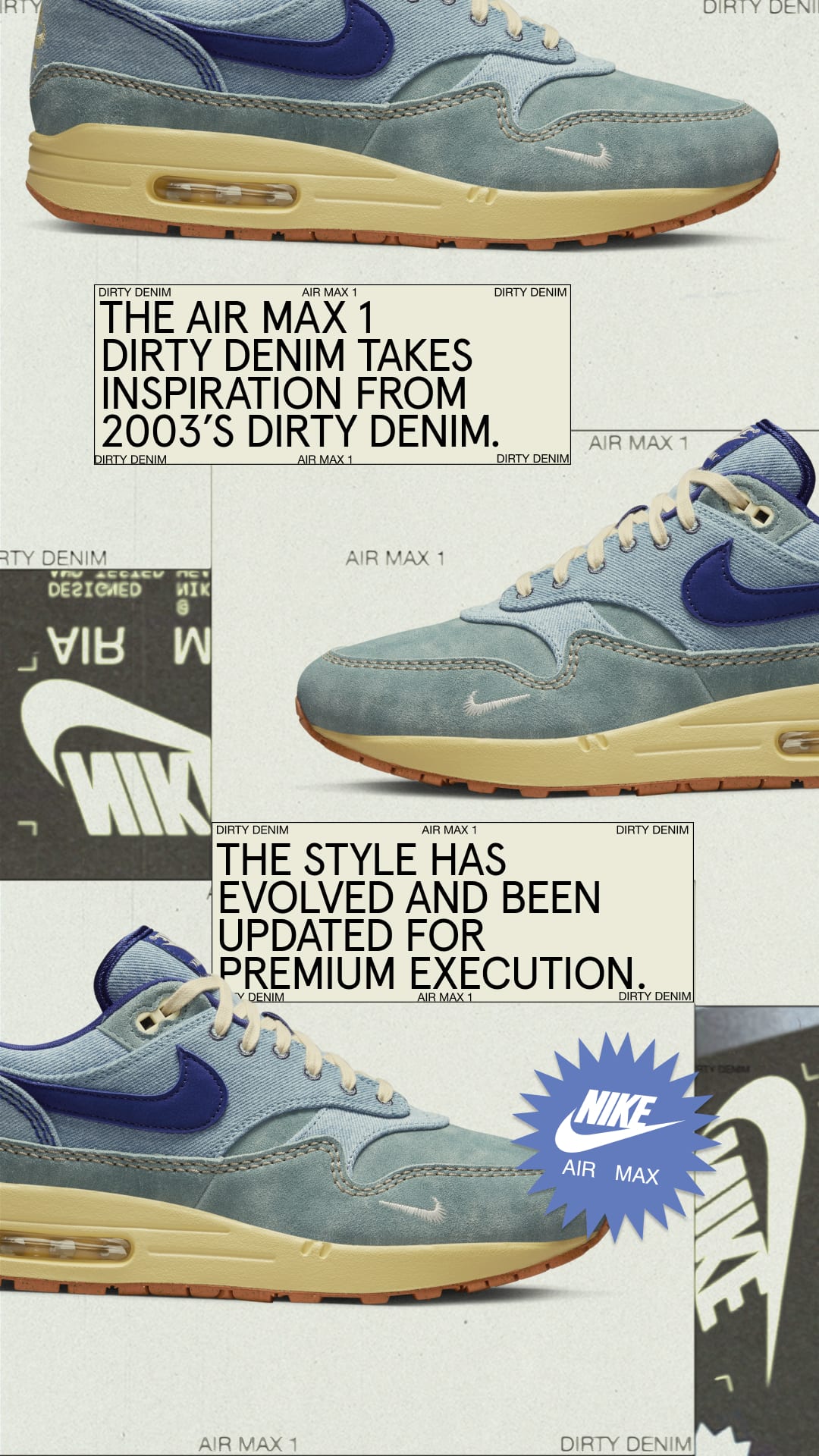 SNKRS Special: Air Max 1 'Dirty Denim'