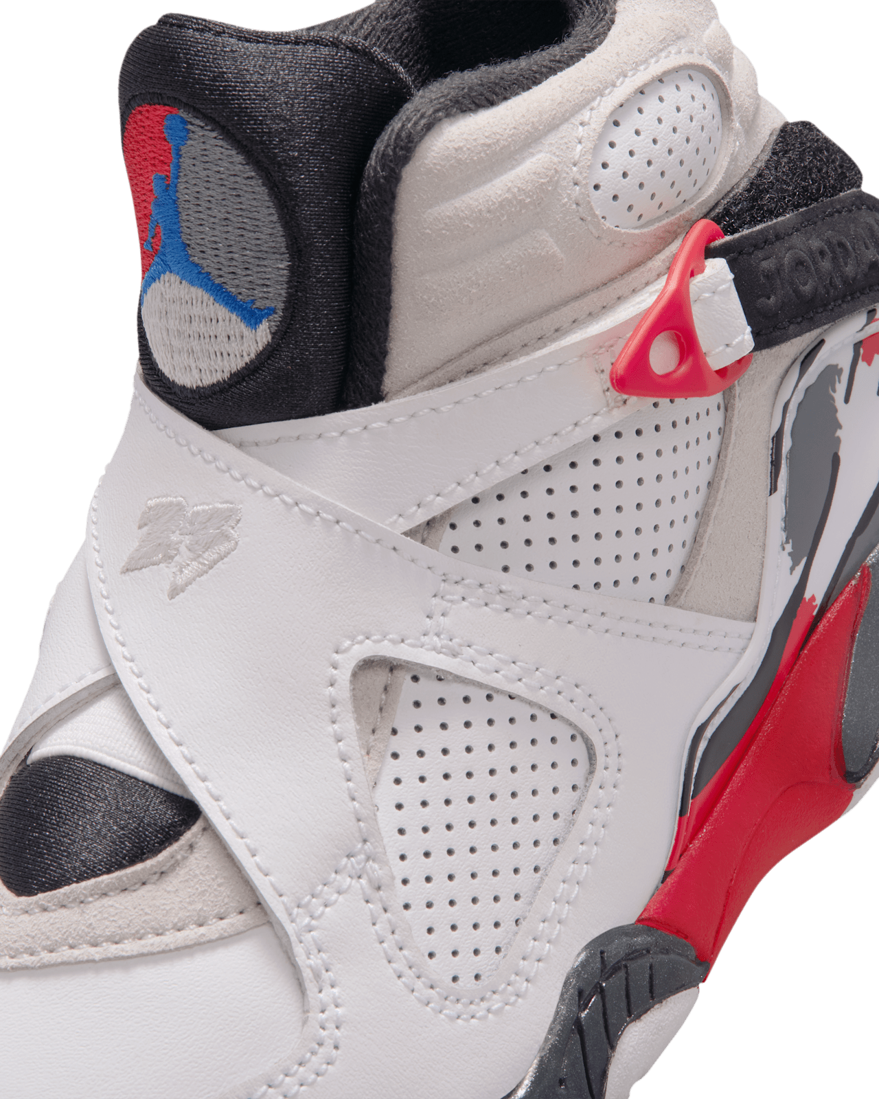 Little Kids' Jordan 8 'White and True Red' (305369-100)