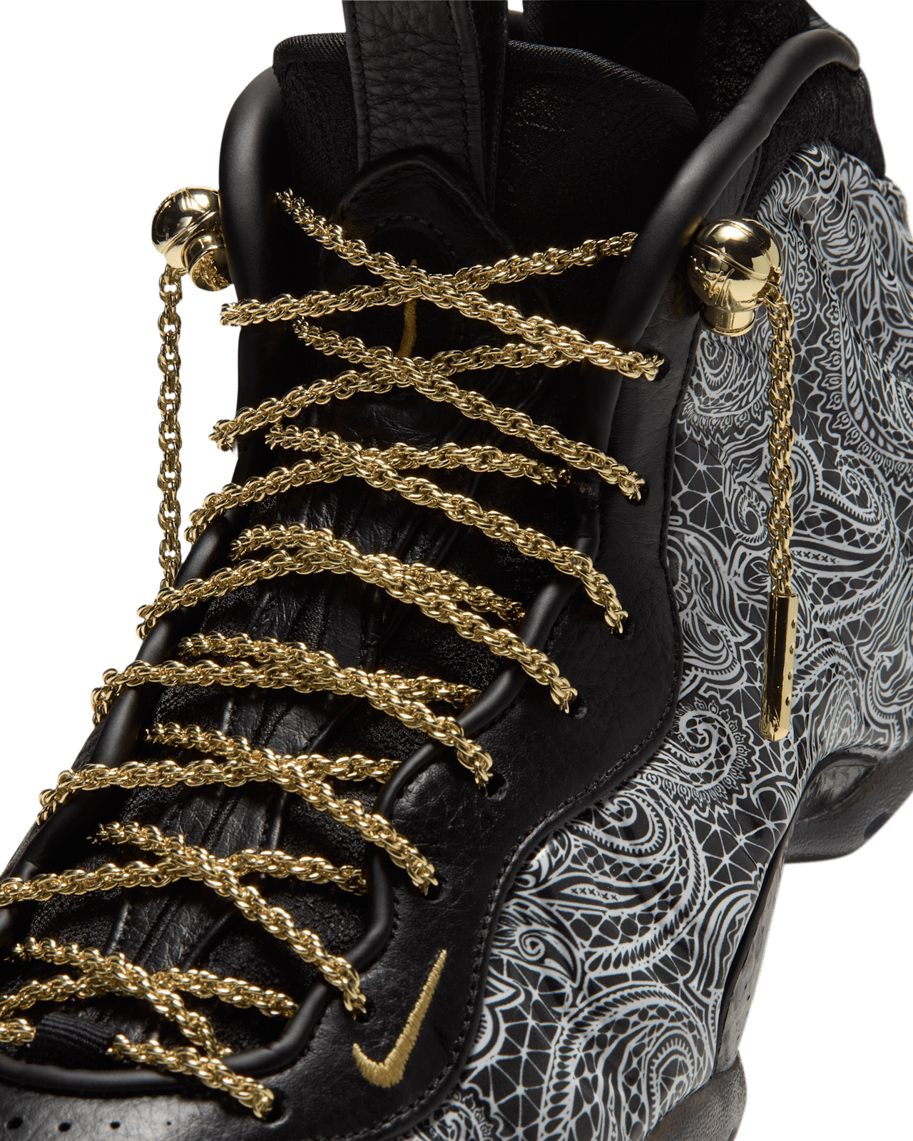 Fecha de lanzamiento de los Air Foamposite One x Victor Solomon "Black and Metallic Gold" (IR2077-001)