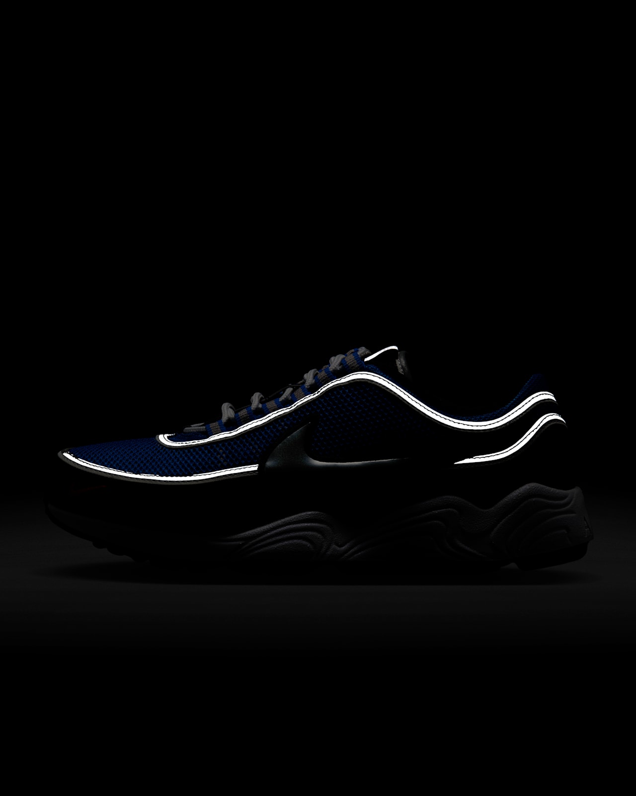 Air Zoom Spiridon 'Black and Signal Blue' (HF9117-400) Release Date