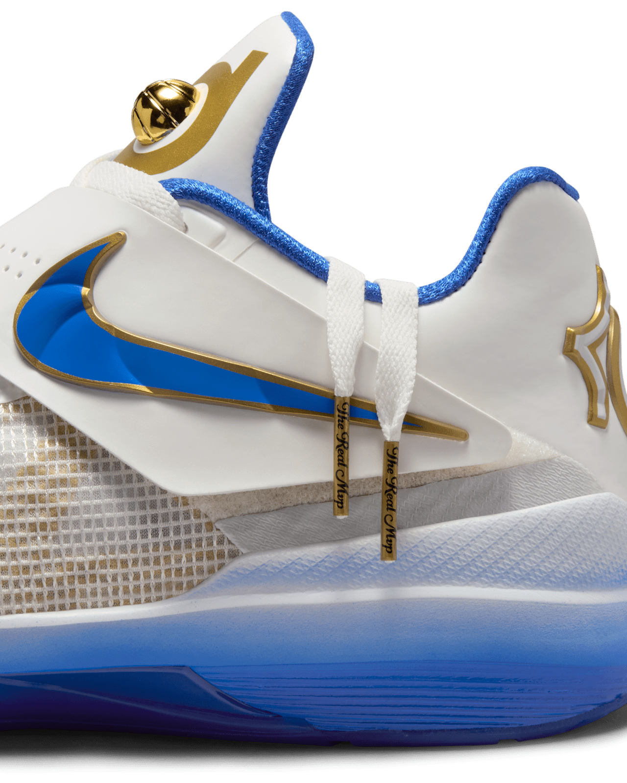 Zoom KD 4 'The Real MVP' Summit White and Metallic Gold (IB3546-100)