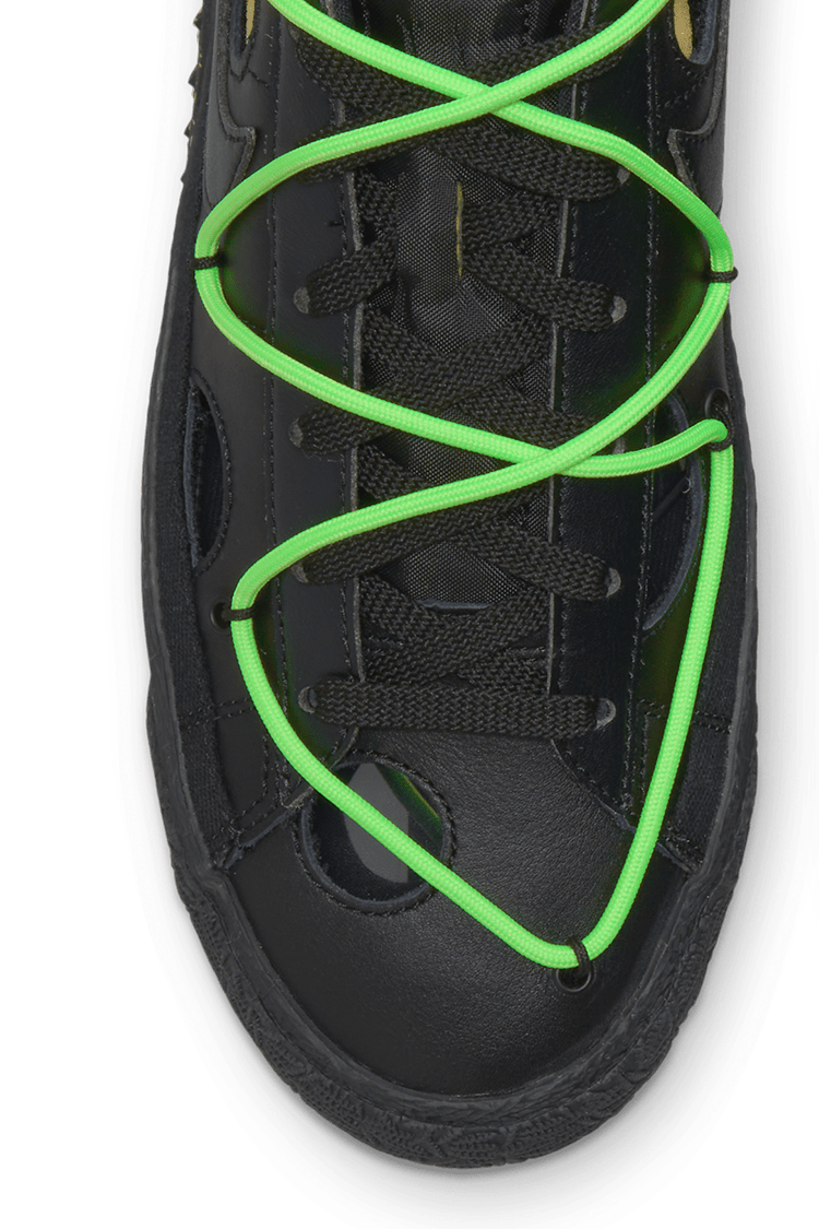 Blazer Low x Off-White™️ 'Black and Electro Green' (DH7863-001) Release Date