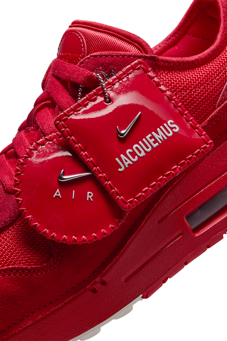 Air Max 1 x Jacquemus 'University Red and Metallic Silver' (HM6690-600) release date