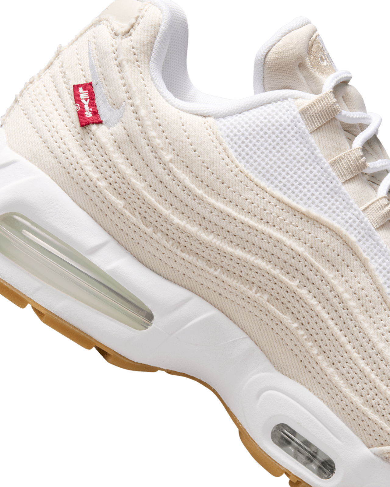 Air Max 95 x Levi's® 'White and Ecru' (HM4743-100) Release Date