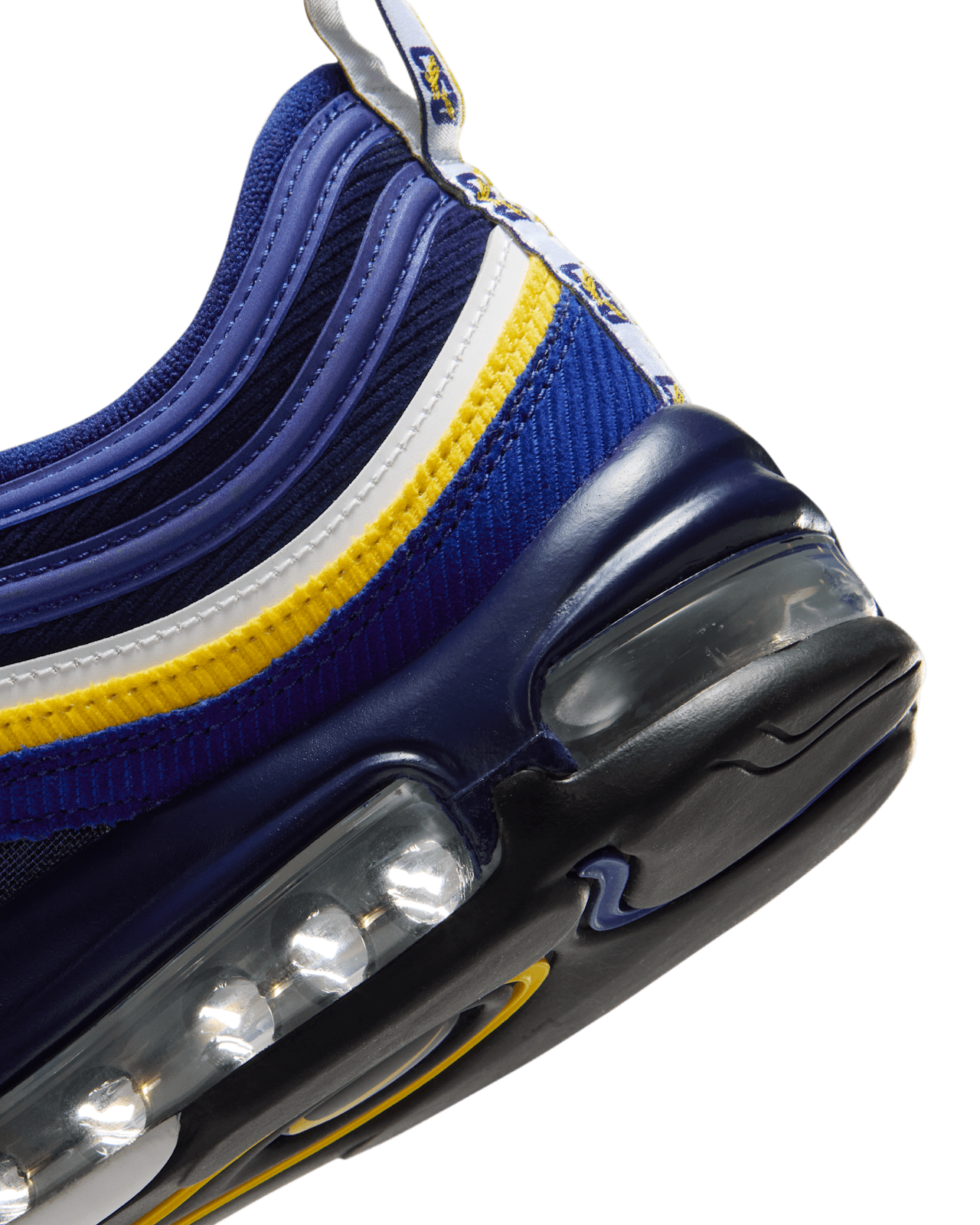Fecha de lanzamiento de los Air Max 97 "Coppin State University" "Global Blue and Midwest Gold" (IW6991-400)
