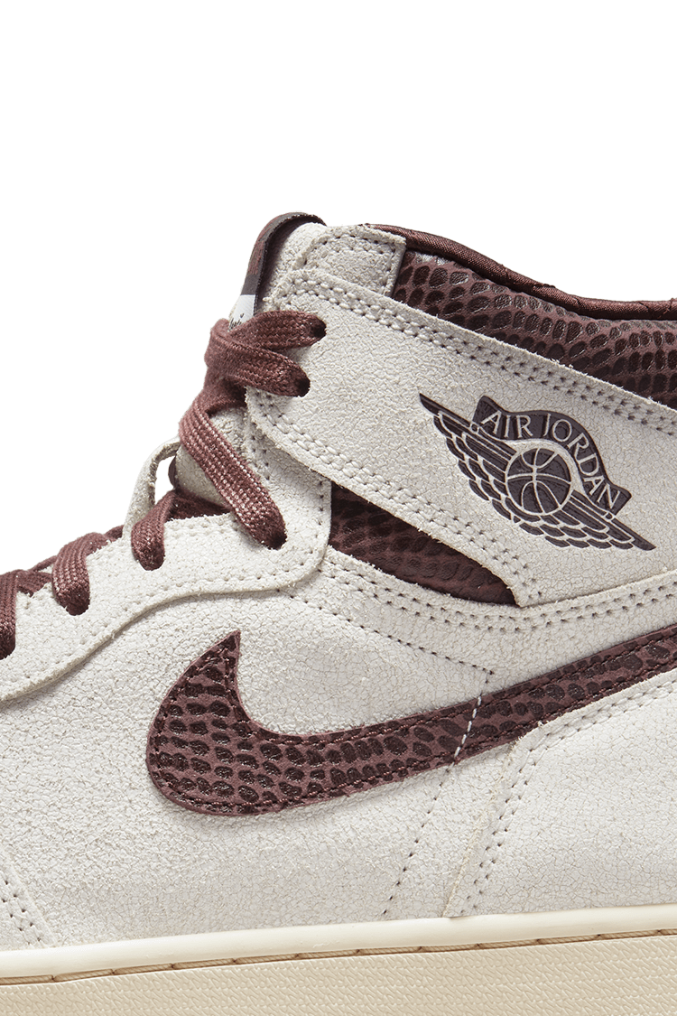 วันเปิดตัว Air Jordan 1 x A Ma Maniére "Sail and Burgundy" (DO7097-100)