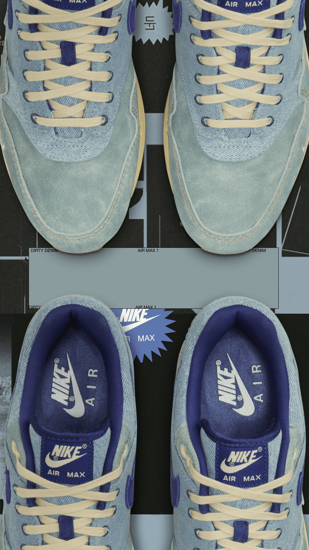 SNKRS Special: Air Max 1 «Dirty Denim»