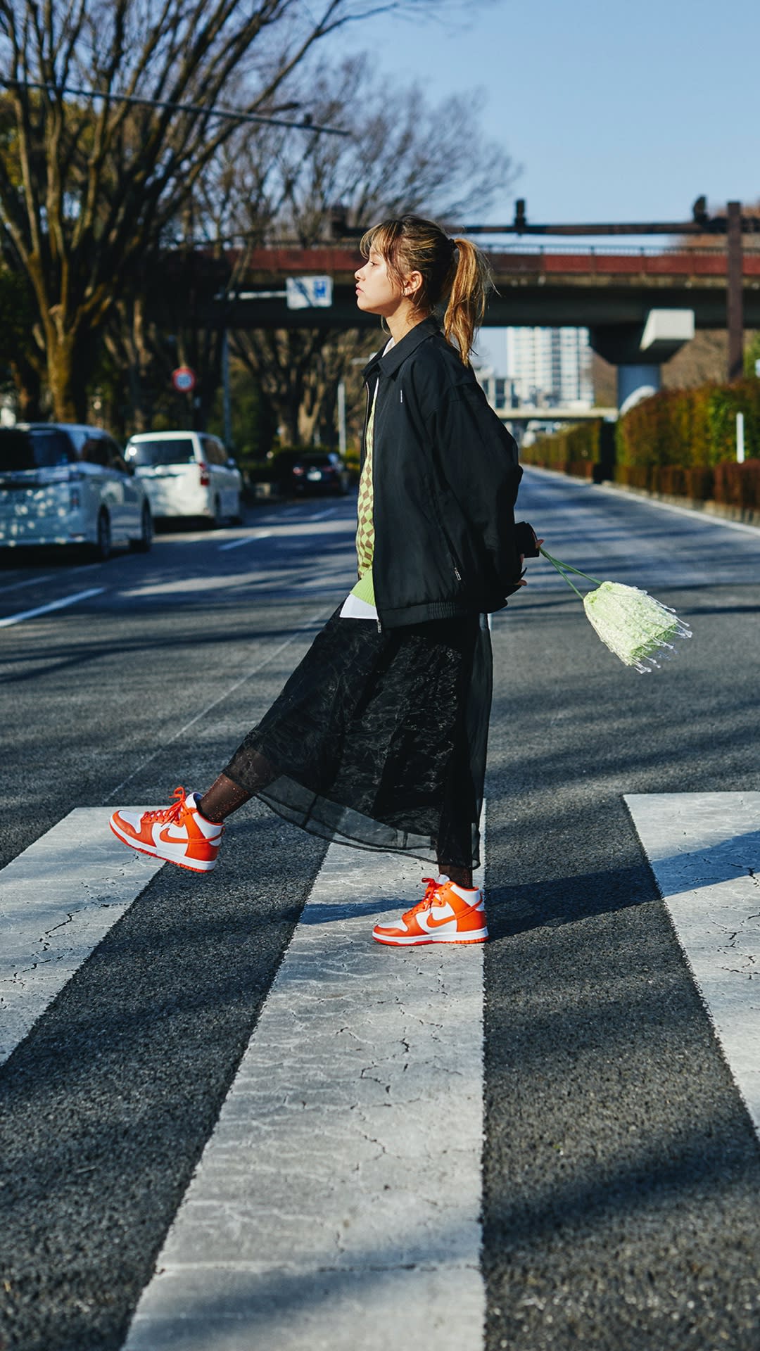 NIKE公式】JP SNKRS STYLE: Dunk High 'Orange Blaze'. Nike SNKRS