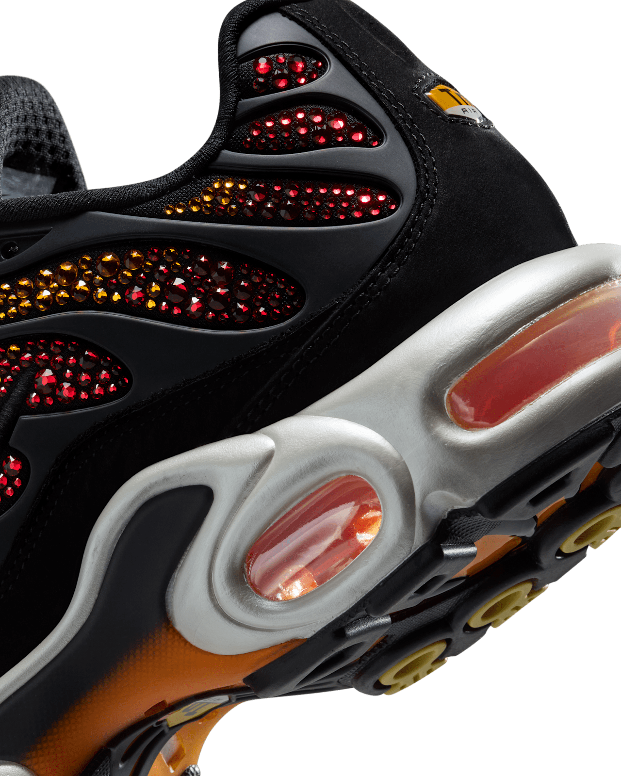 Damskie Nike Air Max Plus z kryształami Swarovski® „Sunset” (FZ9042-001) –data premiery