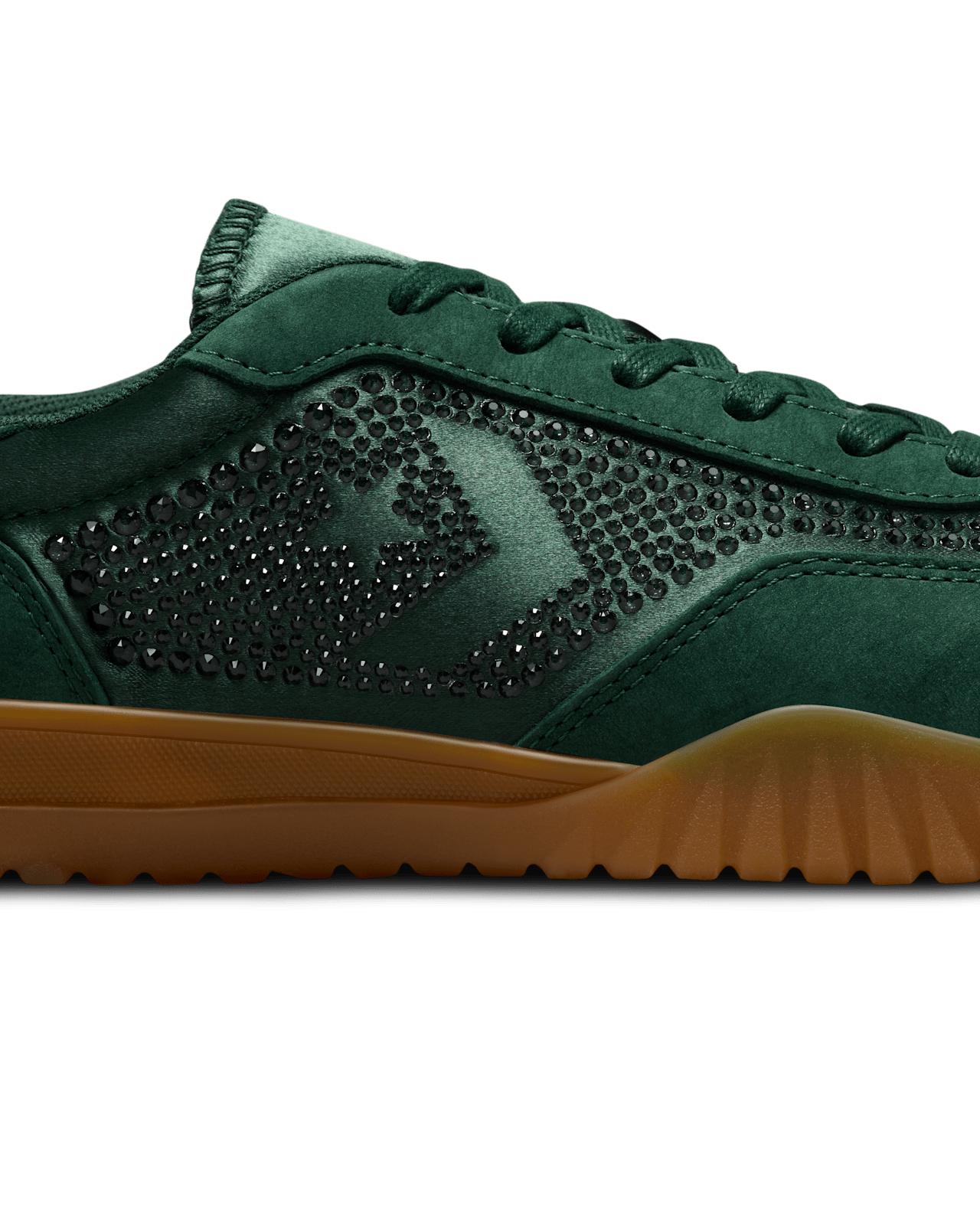 Converse Run Star Trainer With Swarovski®️ crystals 'Deep Emerald' (A11168C-300)