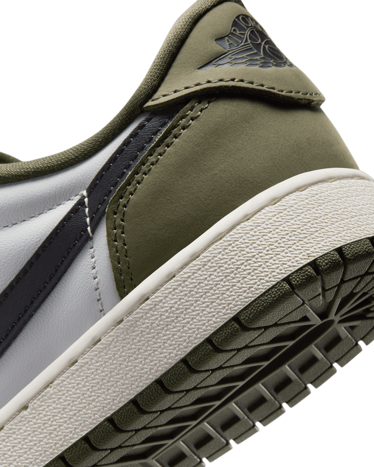 Big Kids' Air Jordan 1 Low 'Medium Olive and Summit White' (HQ6999-200)