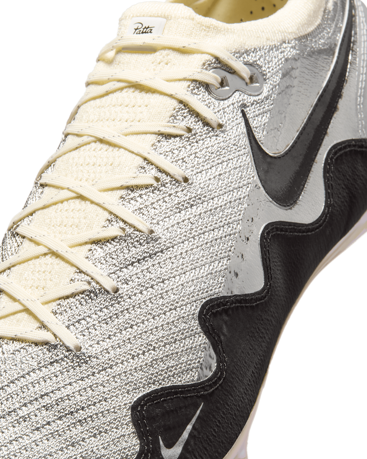 Releasedatum för Mercurial Zoom Vapor 16 Elite FG SE x Patta "Metallic Silver and Coconut Milk" (IQ3365-001)