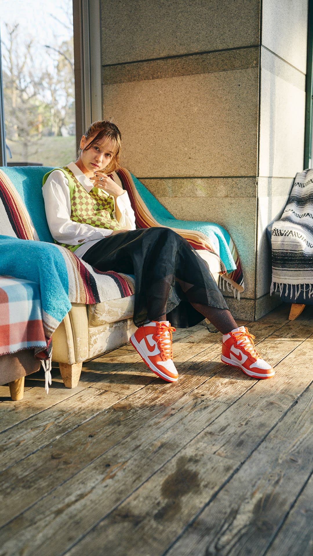 NIKE公式】JP SNKRS STYLE: Dunk High 'Orange Blaze'. Nike SNKRS