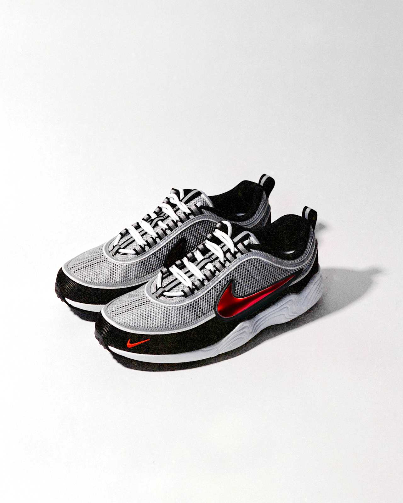 Air Zoom Spiridon 'Metallic Silver and Sport Red' (HF9117-001)