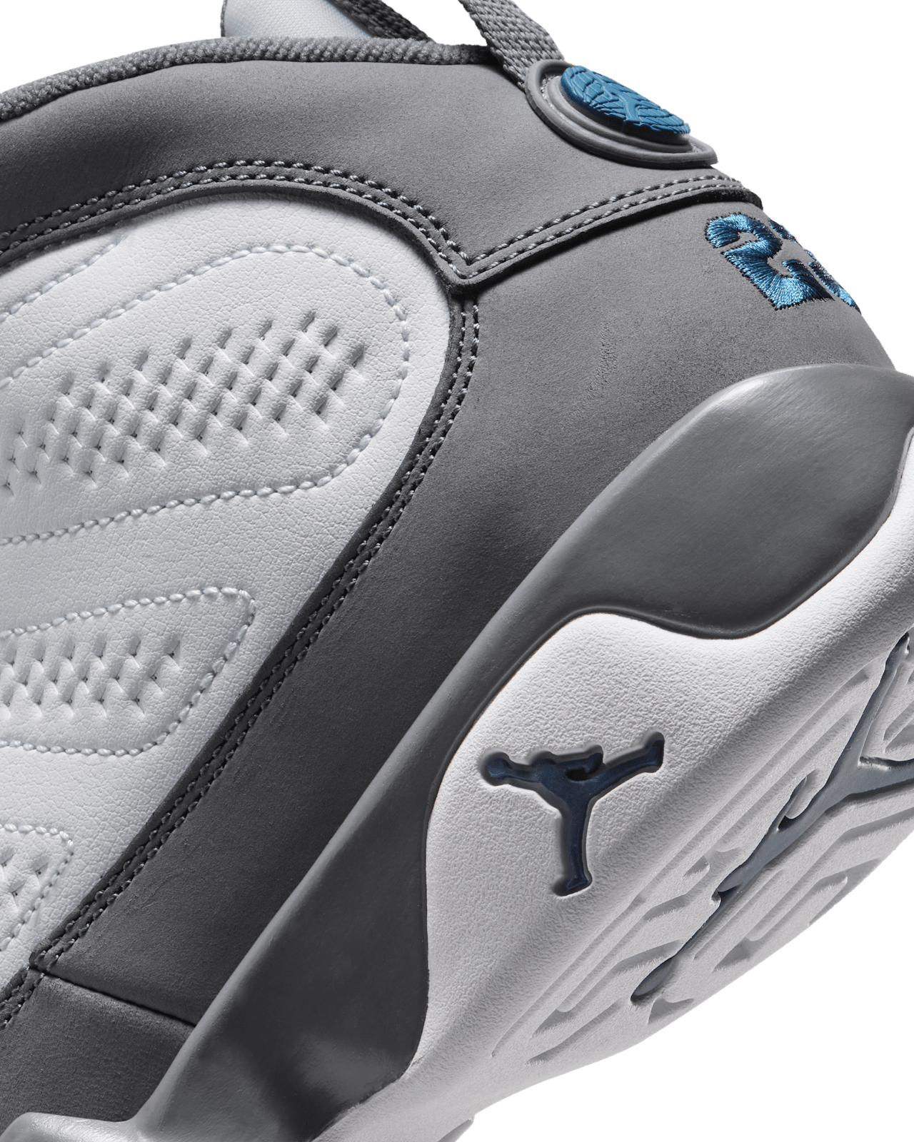 Big Kids' Air Jordan 9 'Flint Grey and French Blue' (HV4574-100)