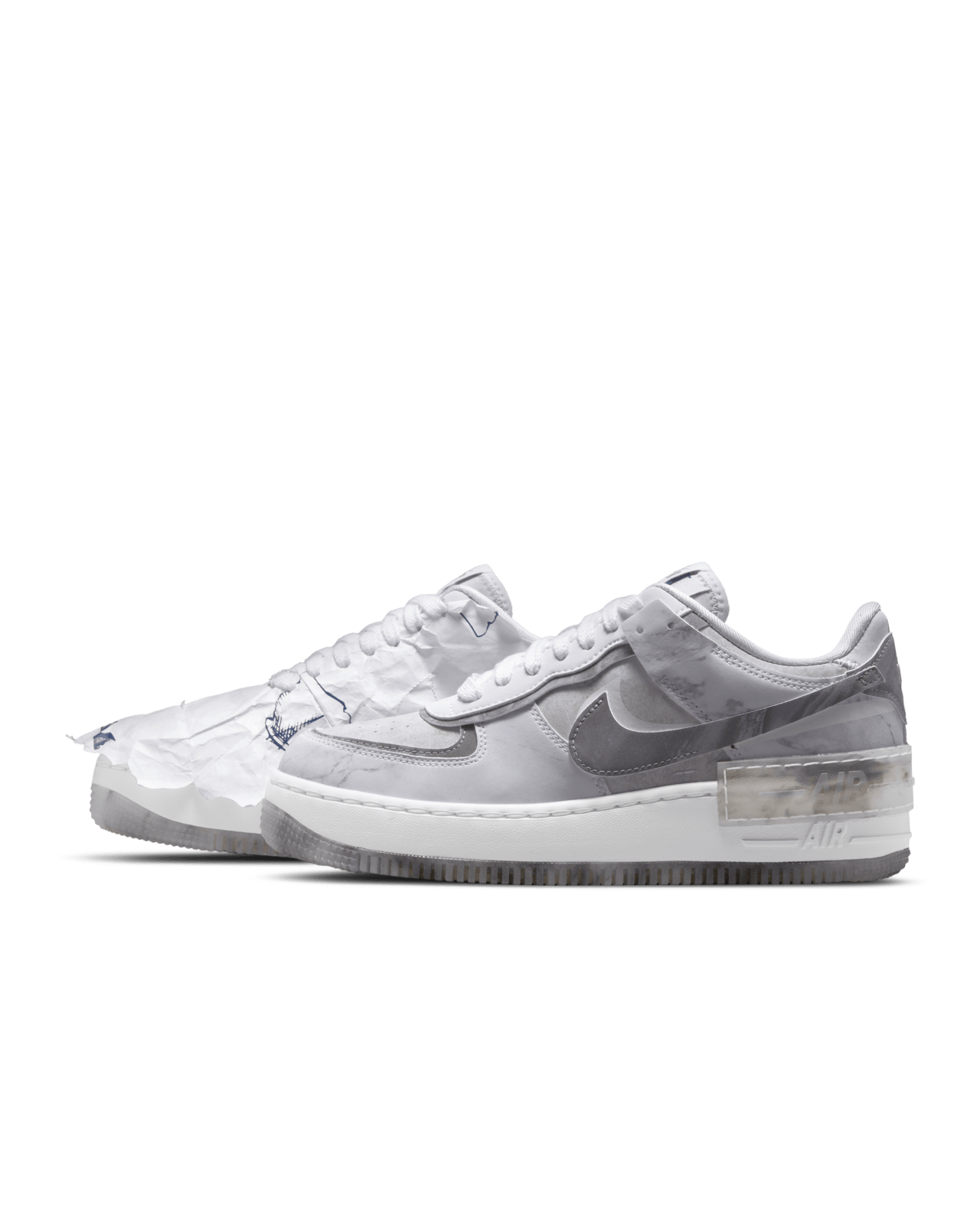 【NIKE公式】レディース エア フォース 1 シャドウ 'Goddess of Victory' (DJ4635-100 / W AF1 SHADOW MYLK)