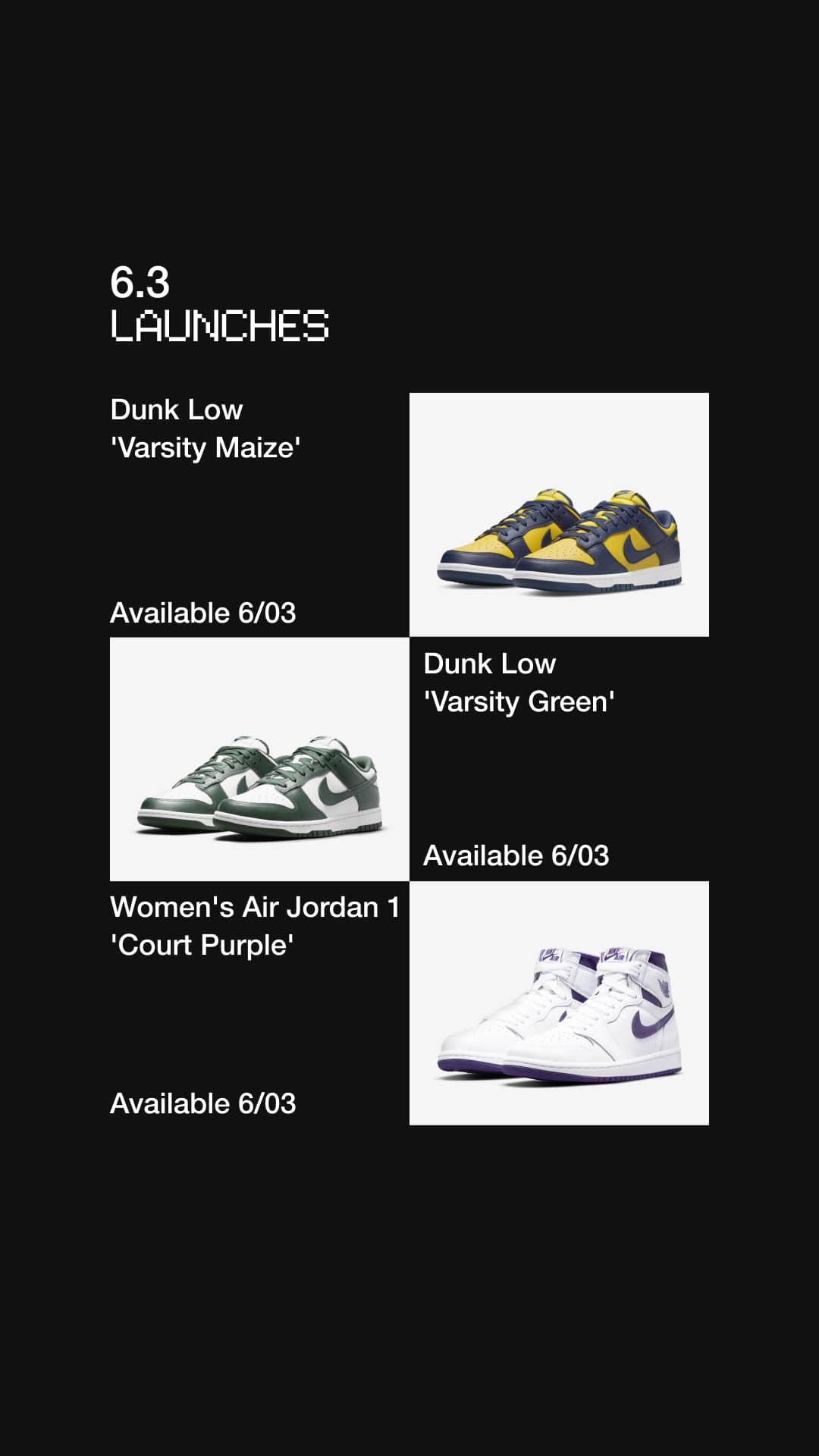 This Week In SNKRS: 05.30 - 06.05