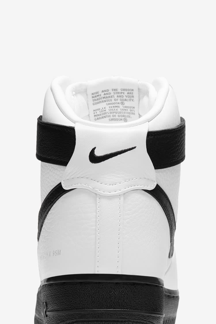 Lanceringsdato for Air Force 1 High x ALYX "White & Black"