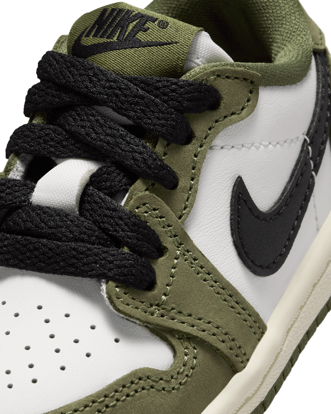 Toddler Jordan 1 Low 'Medium Olive and Summit White' Release Date