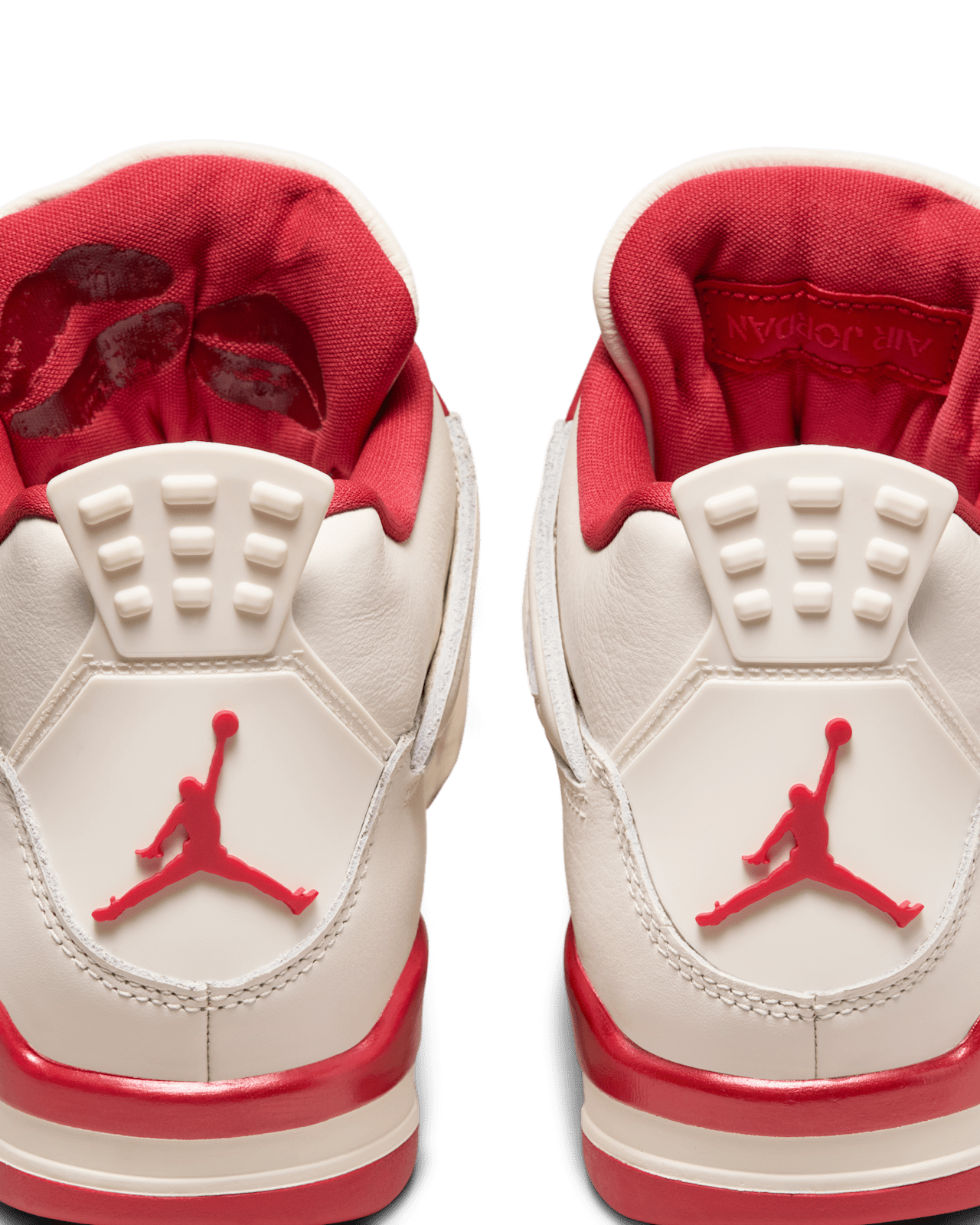 Women's Air Jordan 4 'Pale Ivory and Tough Red' (HV0823-108)
