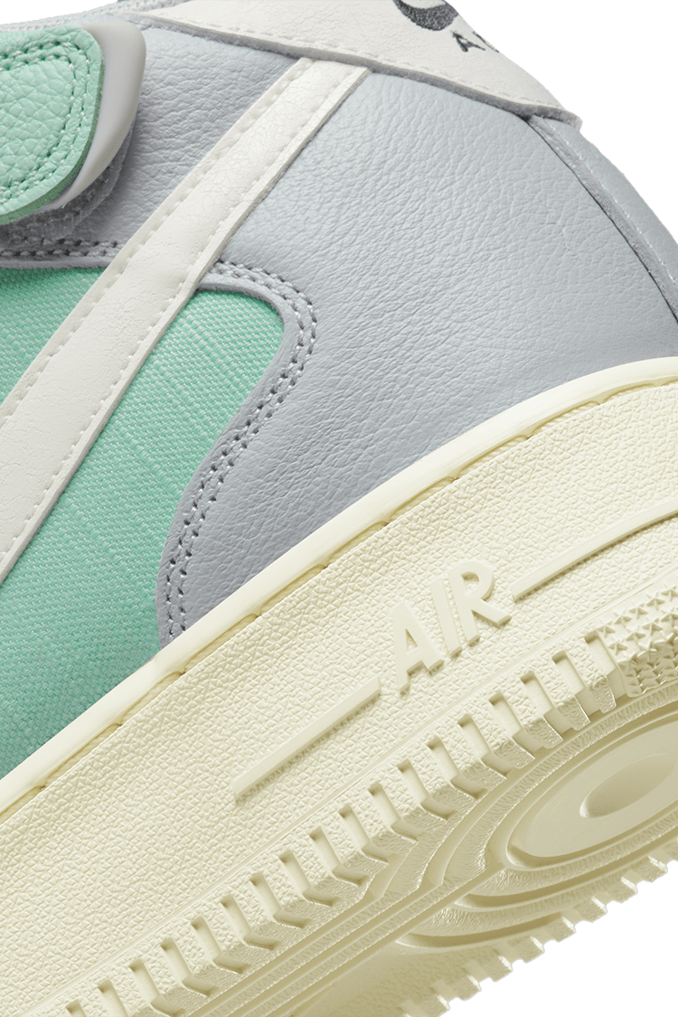 Air Force 1 Mid '07 'Grey Fog and Enamel Green' (DQ8766-002) Release Date.  Nike SNKRS