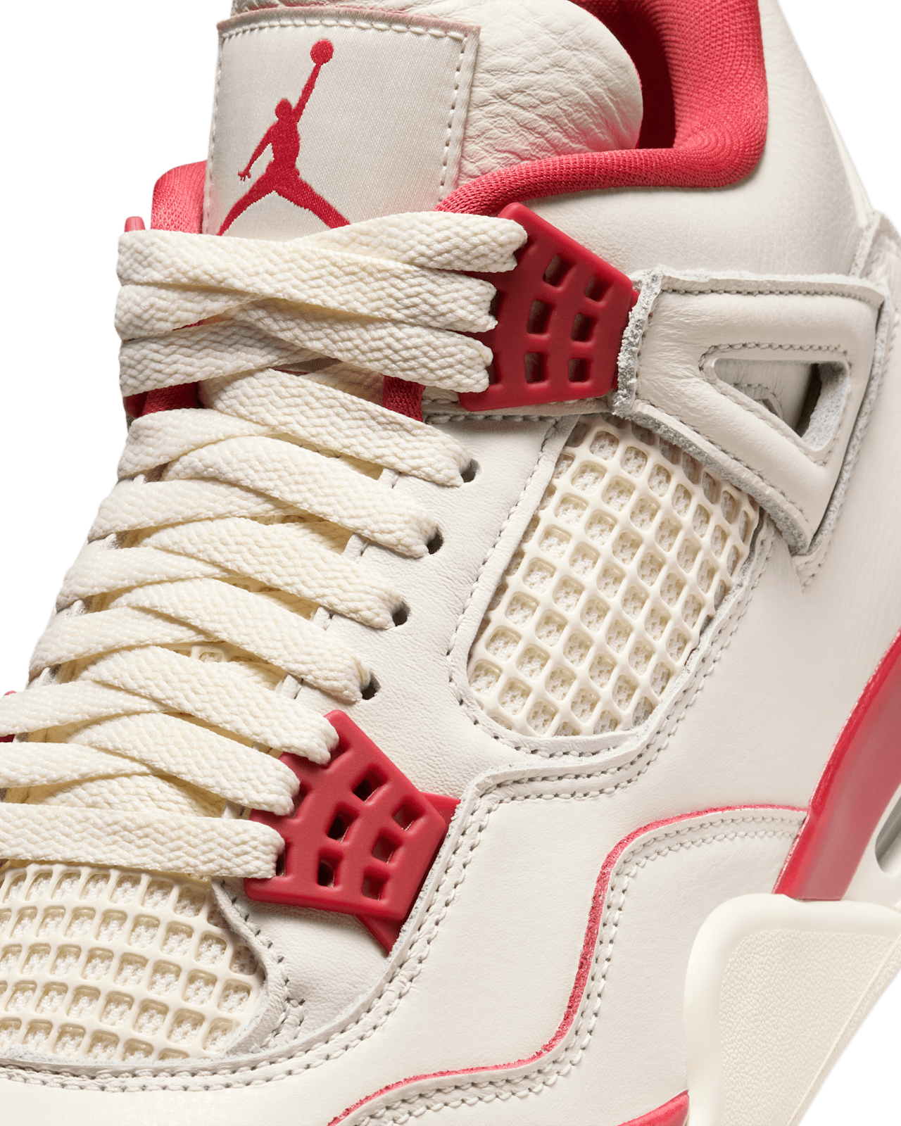 Women's Air Jordan 4 'Pale Ivory and Tough Red' (HV0823-108) Release Date