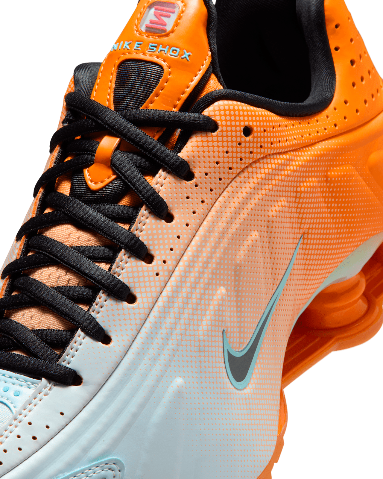 Women's Shox R4 'Vivid Orange and Glacier Blue' (IH2343-801) release date