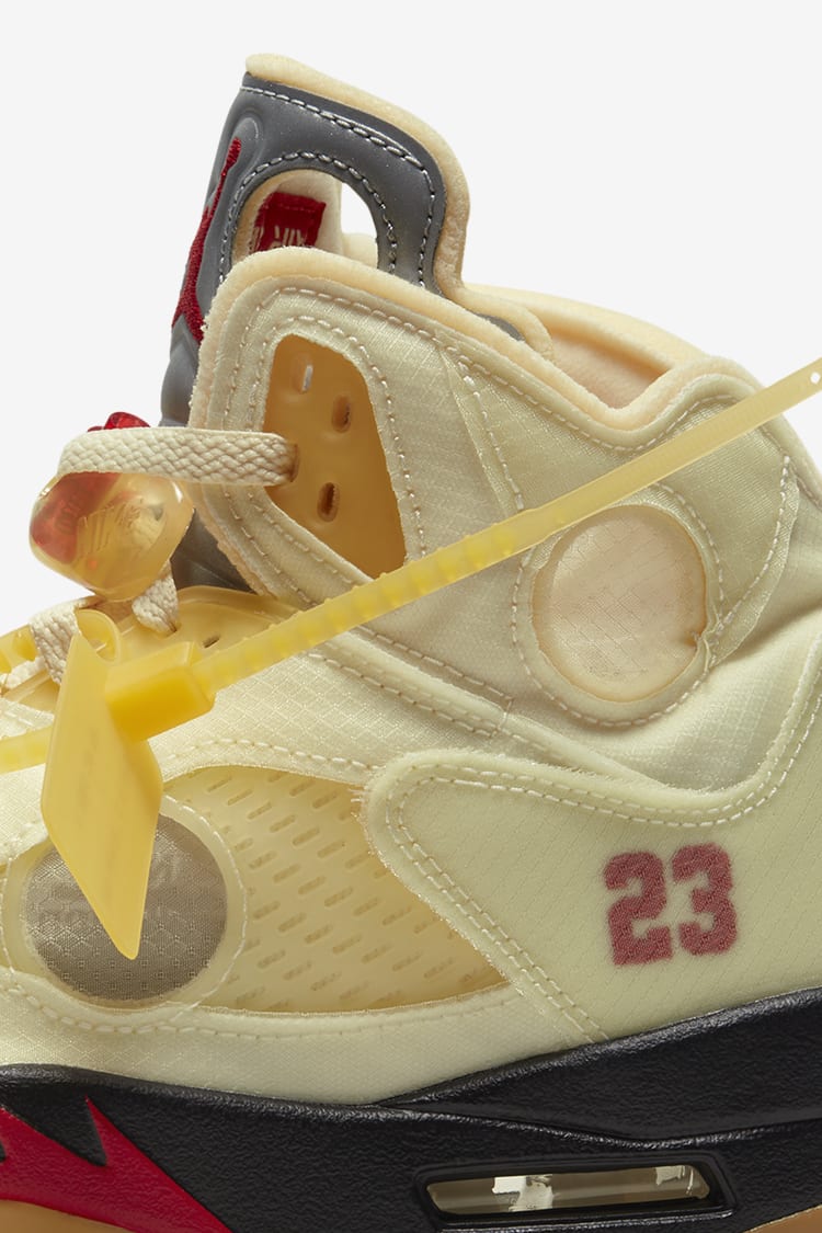 Data de llançament de les Air Jordan 5 x Off White "Sail"
