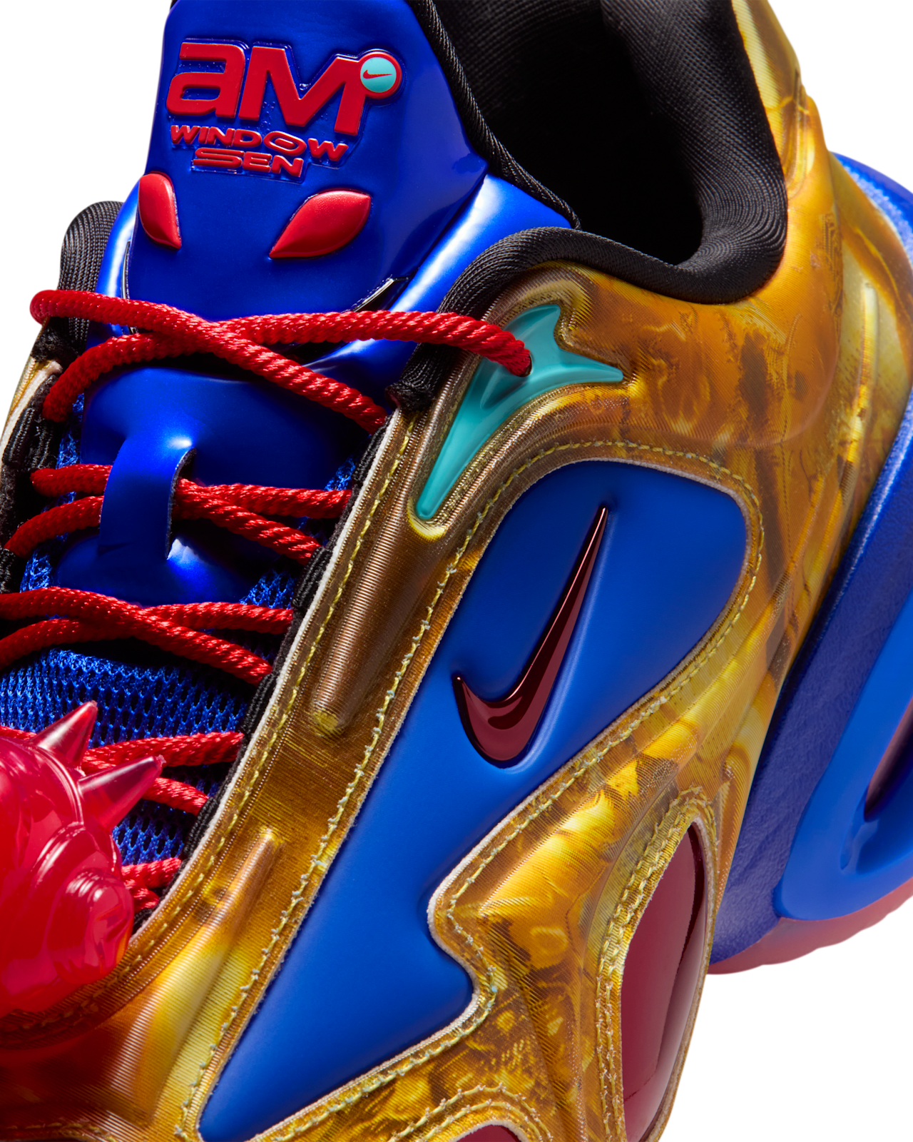 Fecha de lanzamiento de los Air Max Muse x WINDOWSEN "Metallic Gold and Chile Red" para mujer (IQ3838-700)