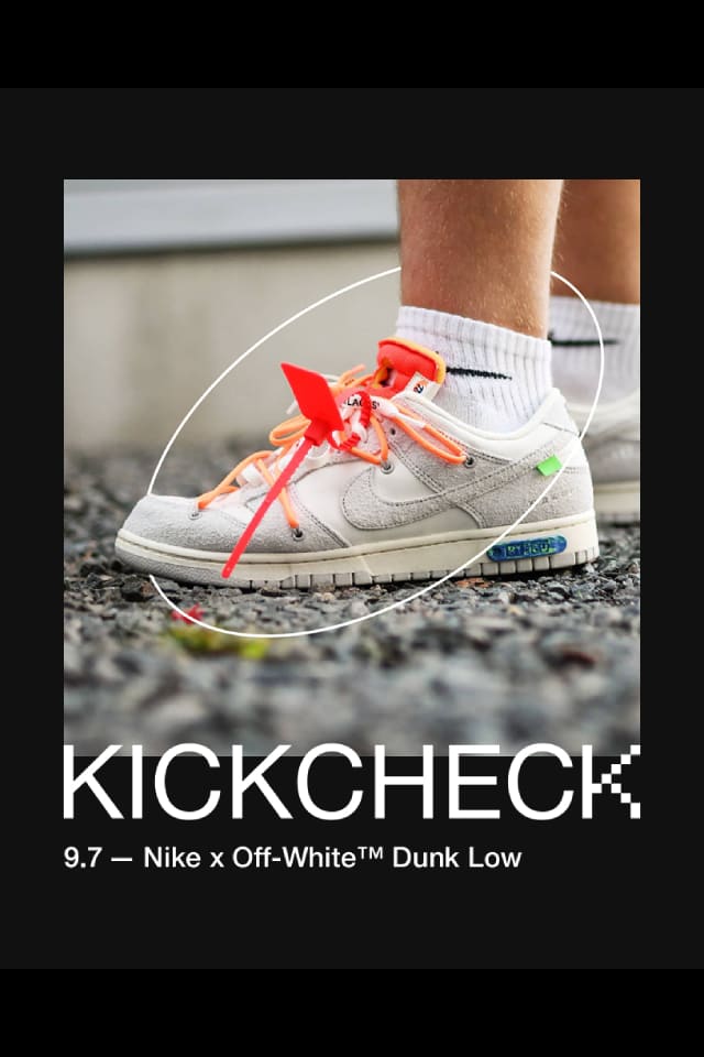 KickCheck: 9.7 - Nike X Off-White™ Dunk Low