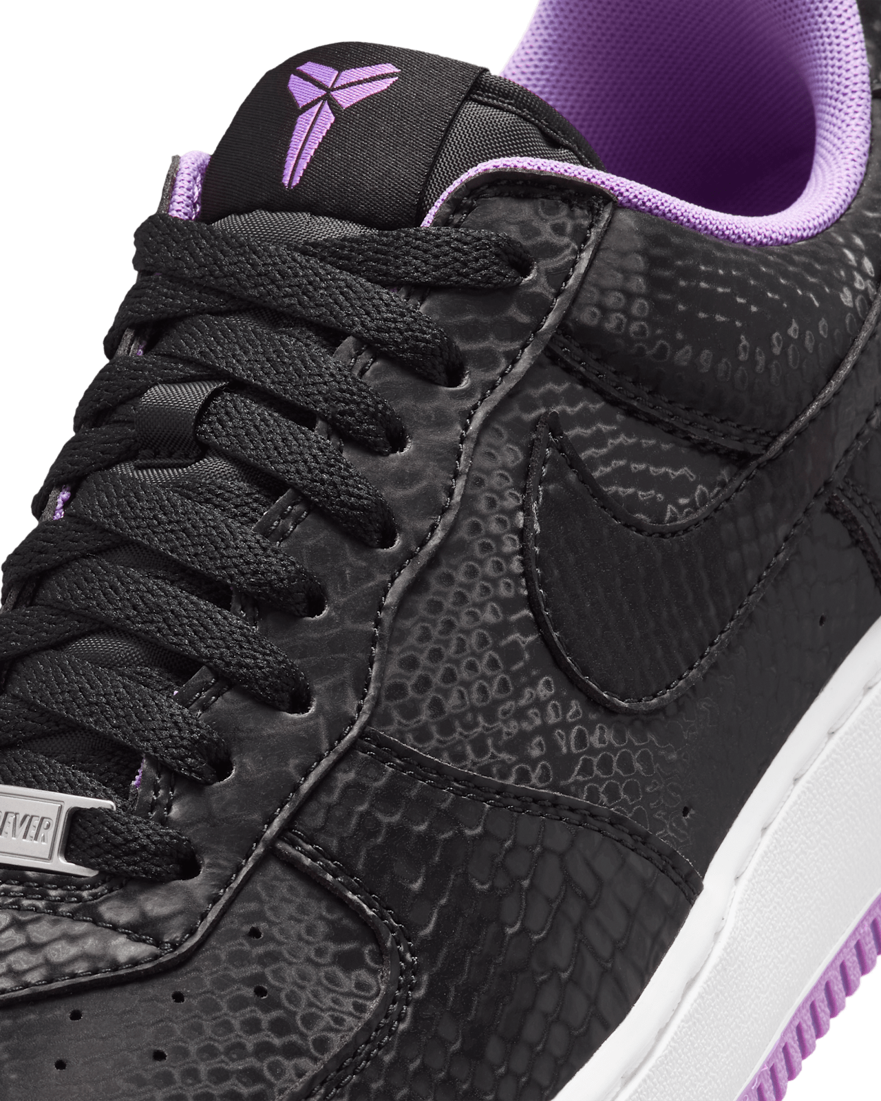 Date de sortie de la Kobe Air Force 1 Low "Black and Purple Stardust" (IM5757-400)