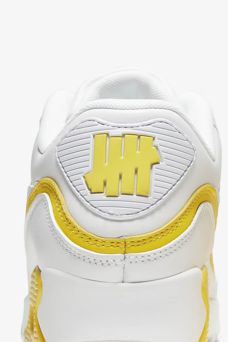 Air Max 90 x Undefeated 'White/Opti Yellow' Release Date