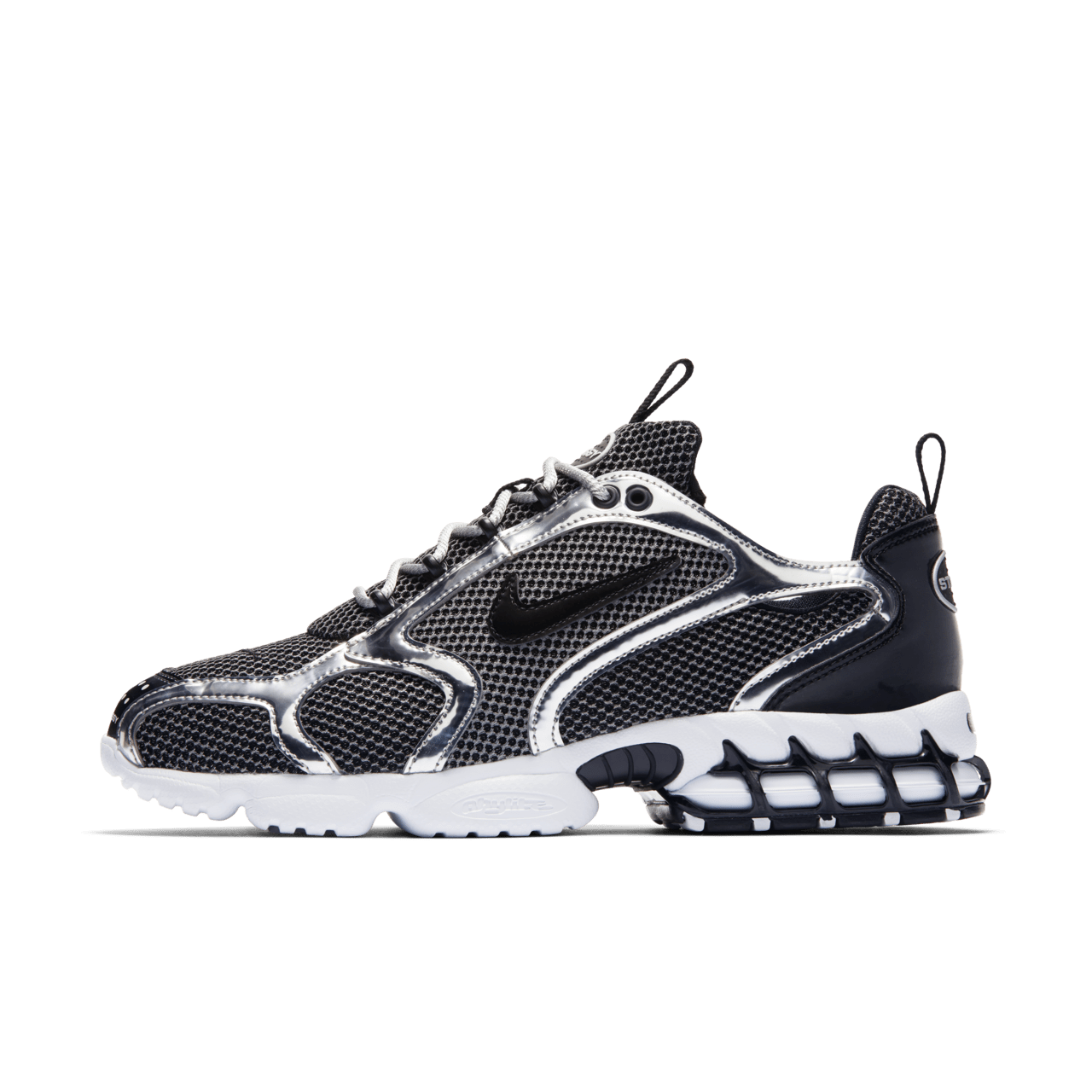 Nike x Stüssy Air Zoom Spiridon Cage 2 'Pure Platinum' Release Date