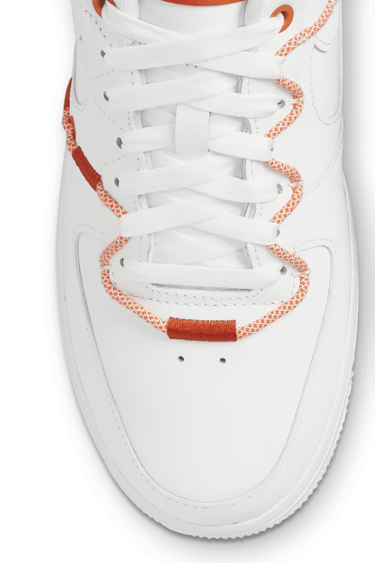 【NIKE公式】レディース エア フォース 1 'White and Safety Orange' (DH4408-100 / WMNS AF 1 '07 LX)