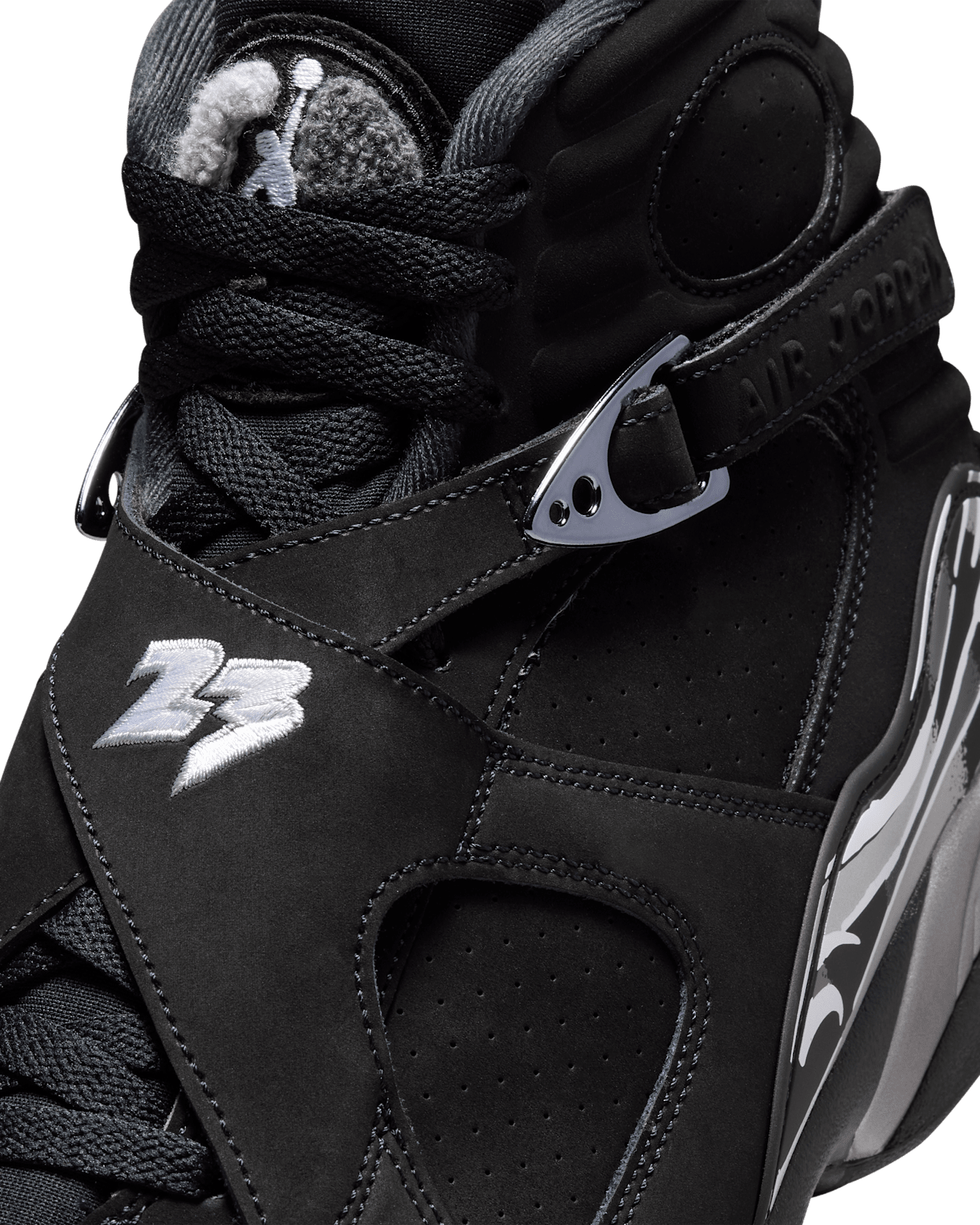 Air Jordan 8 "Chrome" 'Black and Light Graphite' (305381-007) Release Date