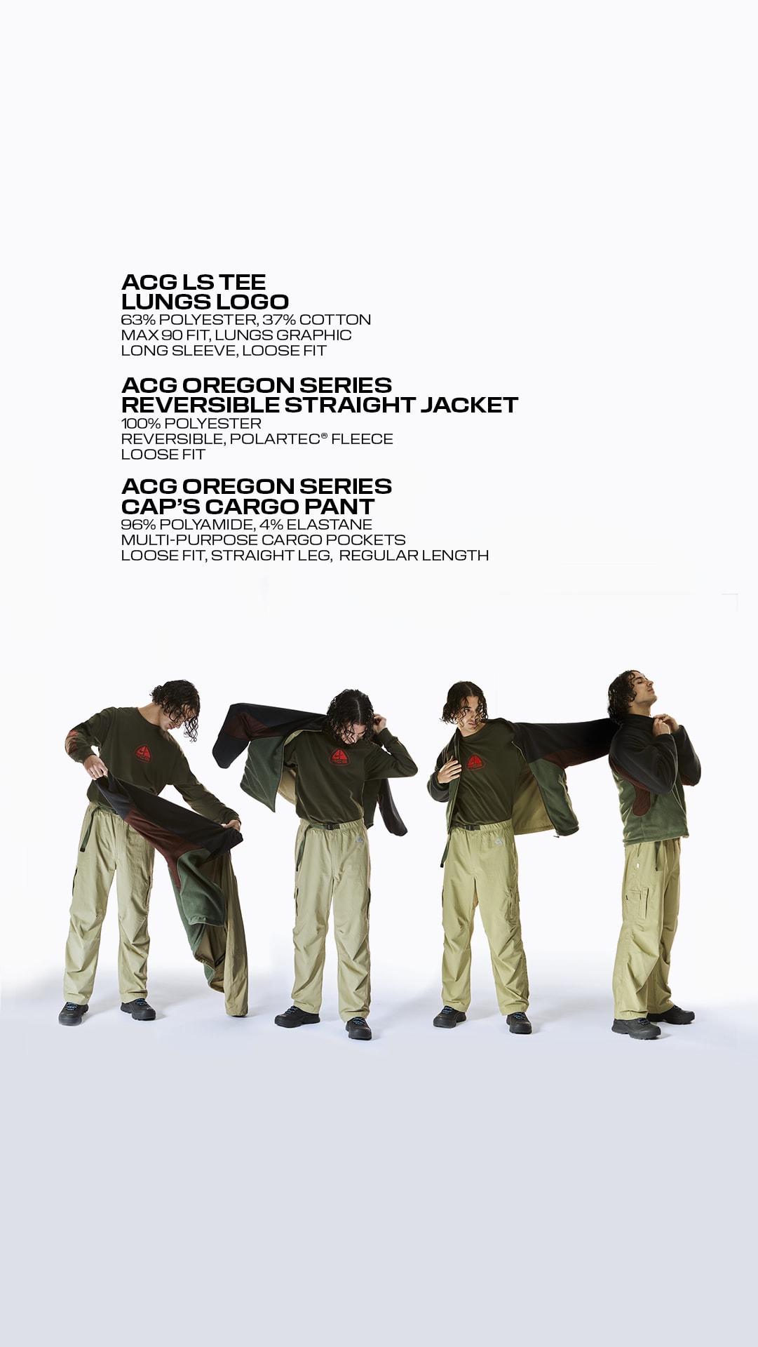 LookBook Nike ACG: Oregon Series