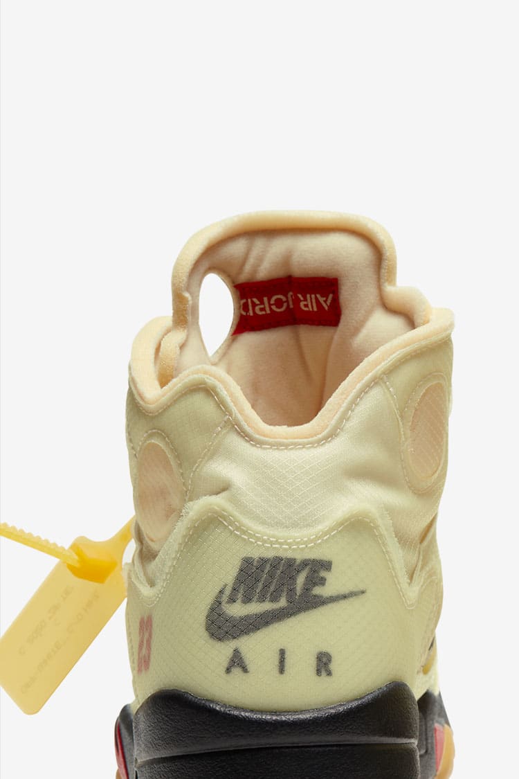 【NIKE公式】エア ジョーダン 5 x Off-White™️ 'Sail' (AJ 5 RETRO SP / DH8565-100)